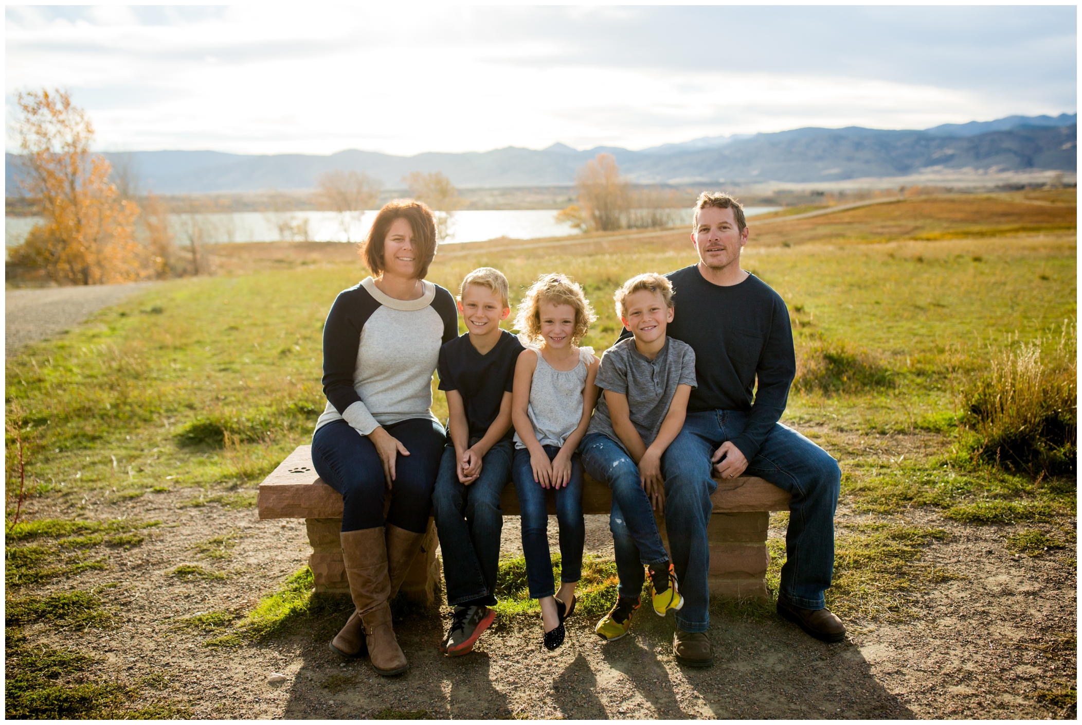 Longmont Colorado family photographs in the Boulder foothills 