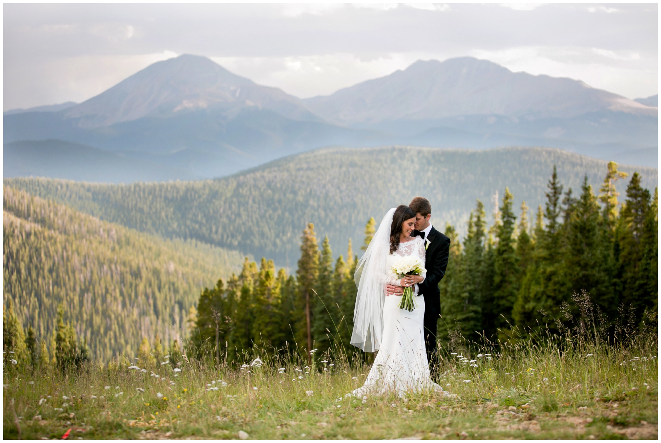 Keystone Colorado wedding portraits at Timber Ridge Lodge