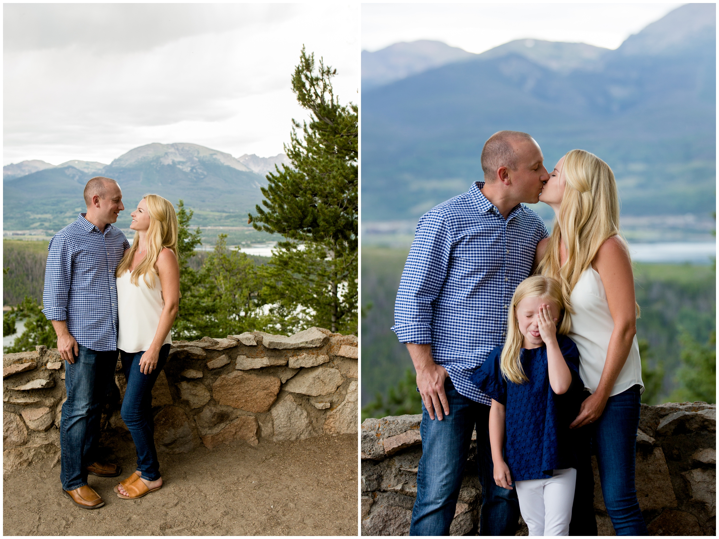 Breckenridge Colorado family pictures at Sapphire Point Overlook
