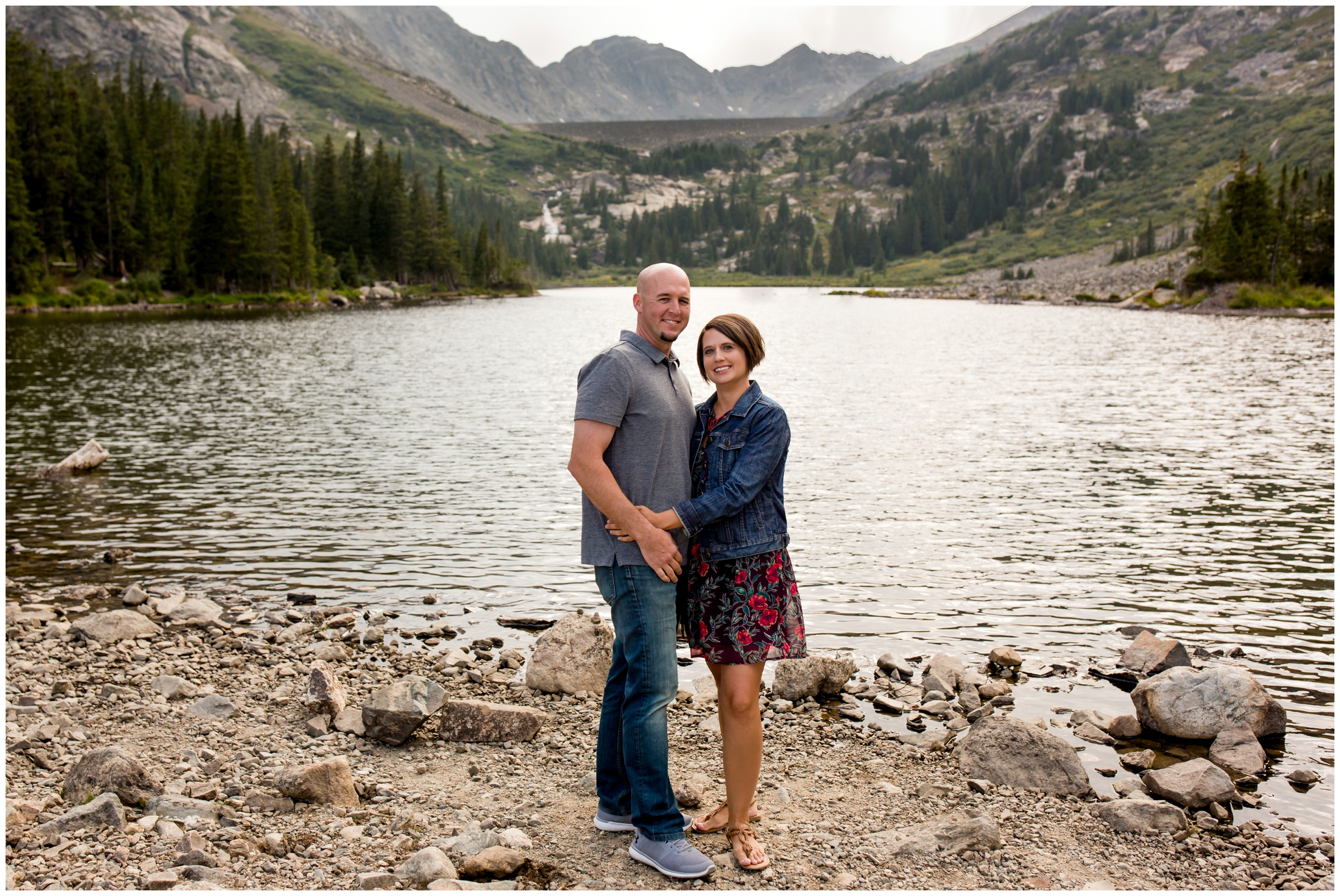 Blue Lakes Monte Cristo Gulch family photos in Breckenridge Colorado