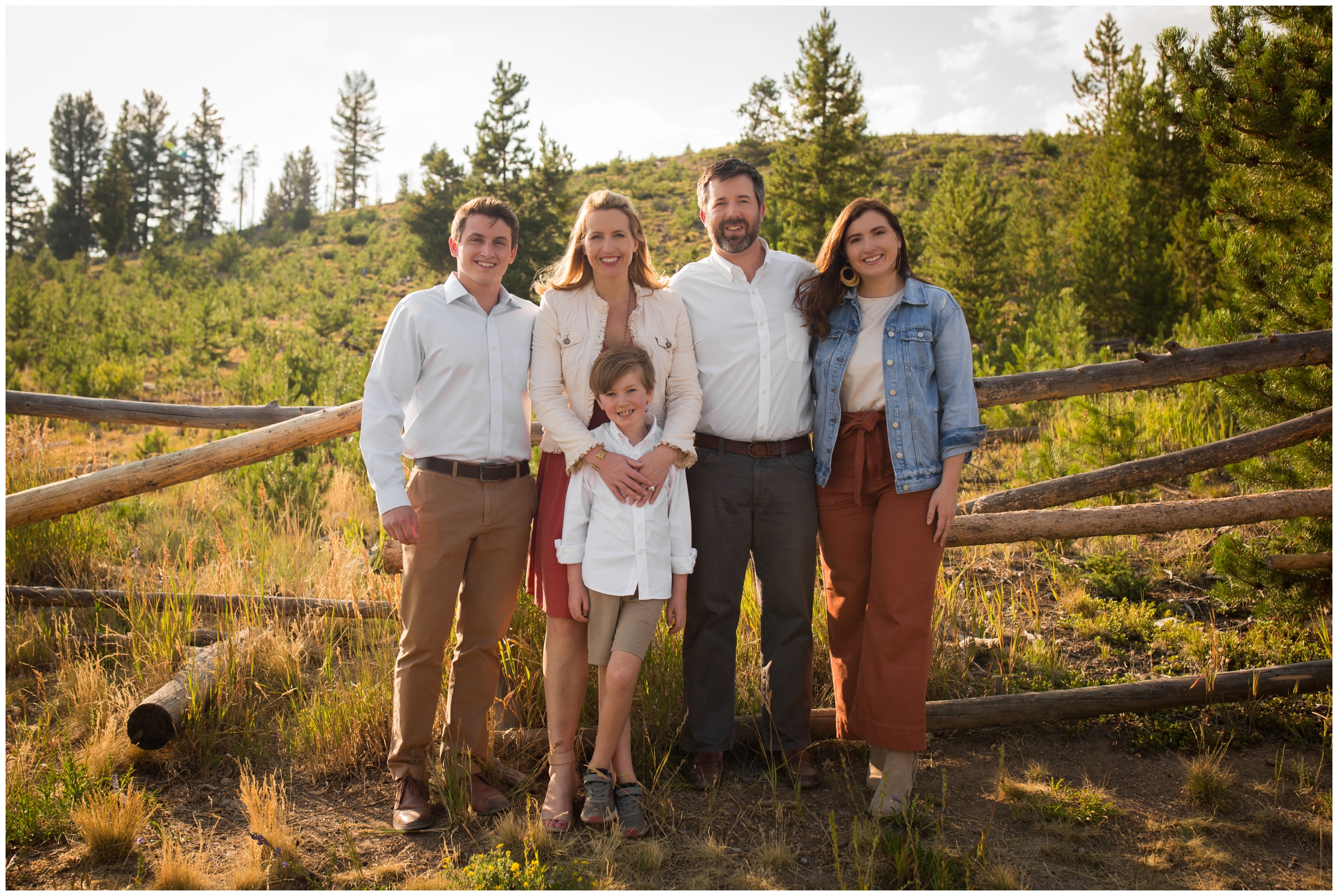 summer family portraits in the colorado mountains