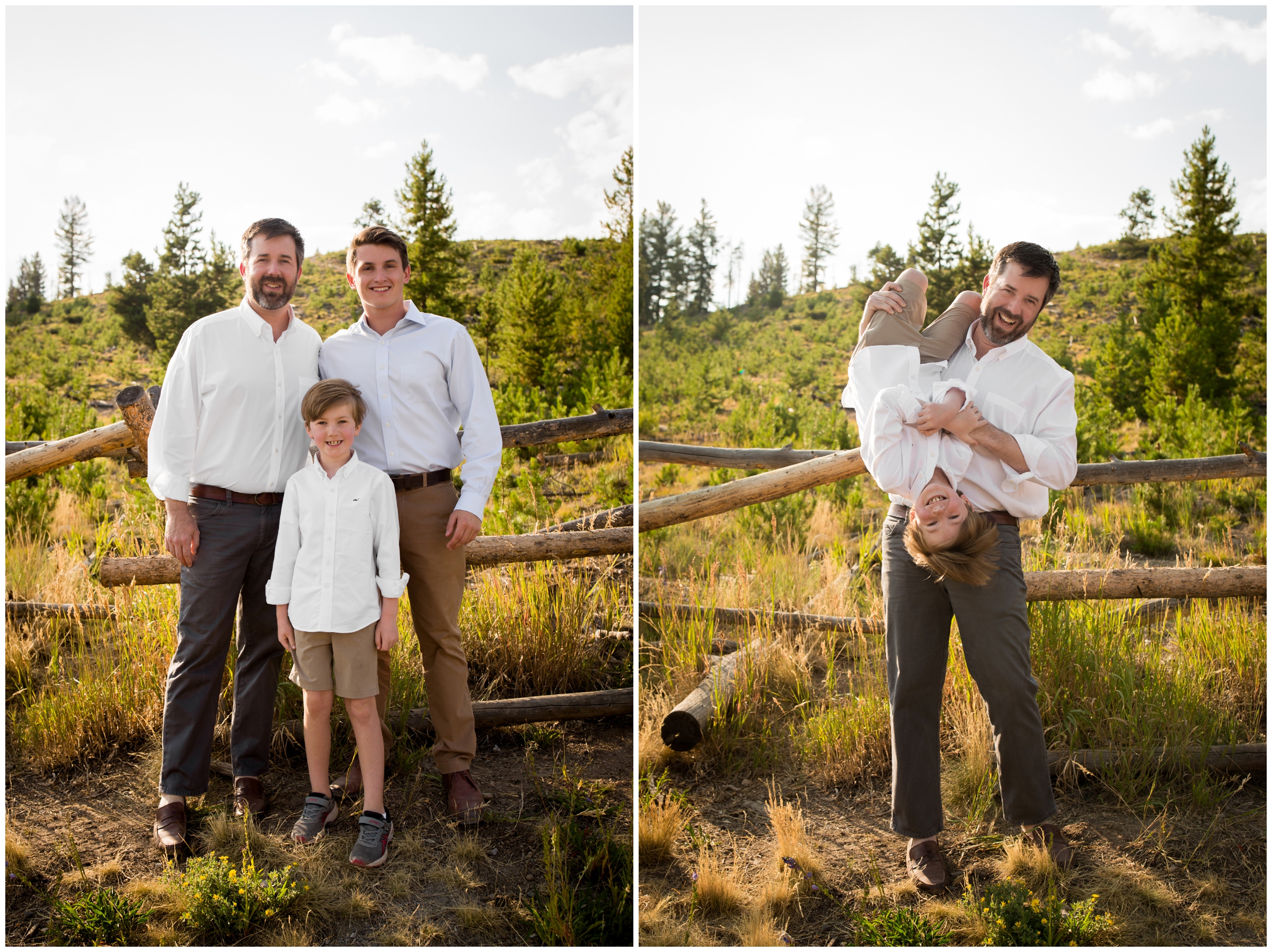 Colorado mountain family pictures at Sapphire Point Overlook 