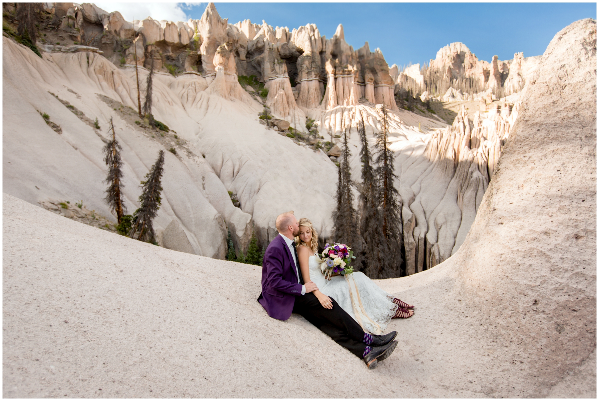 South Fork Colorado intimate mountain elopement photography 