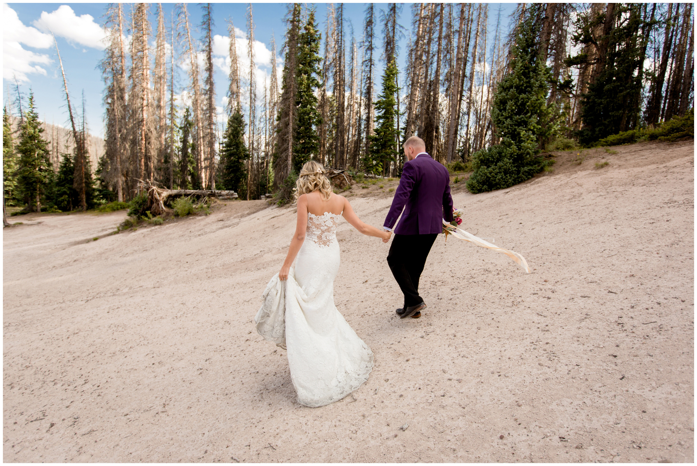Paint Mines Colorado elopement wedding photography 