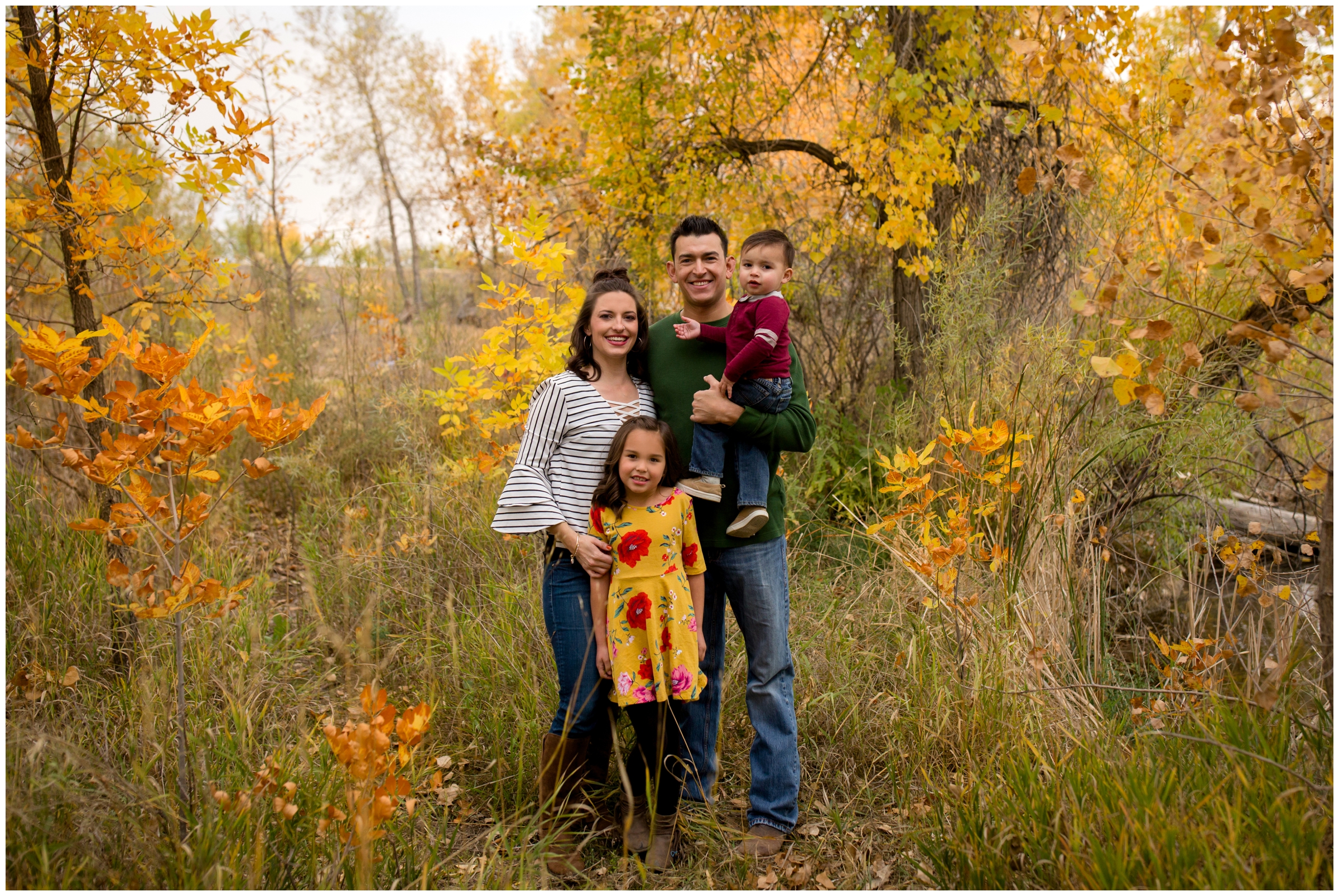 Fort Collins family photos at Riverbend Ponds by Northern Colorado portrait photographer Plum Pretty Photography. Fall Ft. Collins childrens pictures.