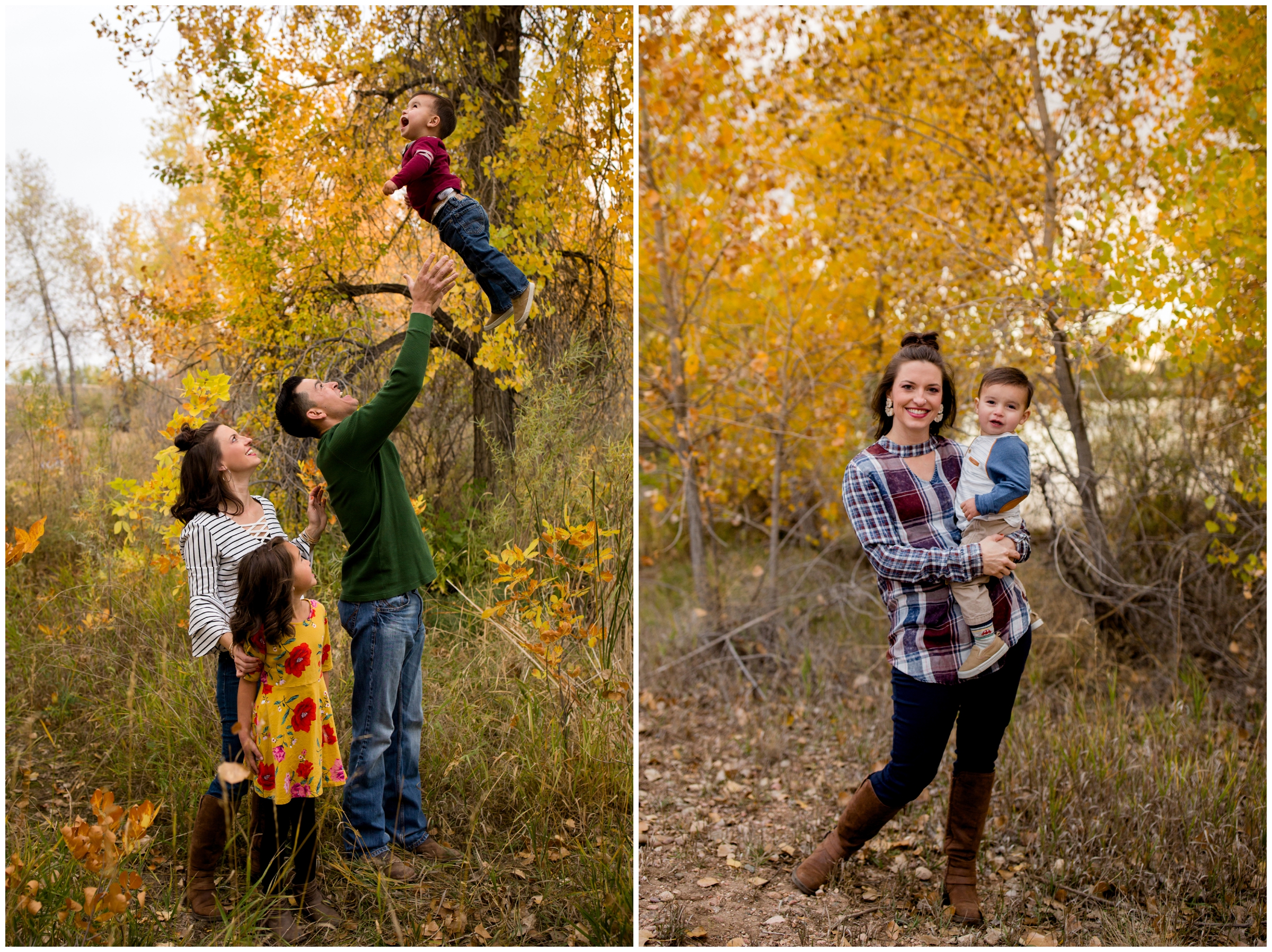 fall family pictures at Riverbend Ponds Ft. Collins Colorado 