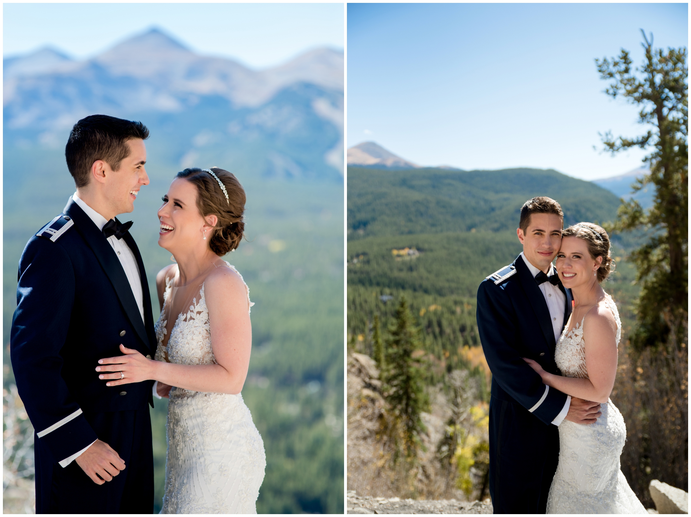 fall mountain wedding photos in Breckenridge Colorado 