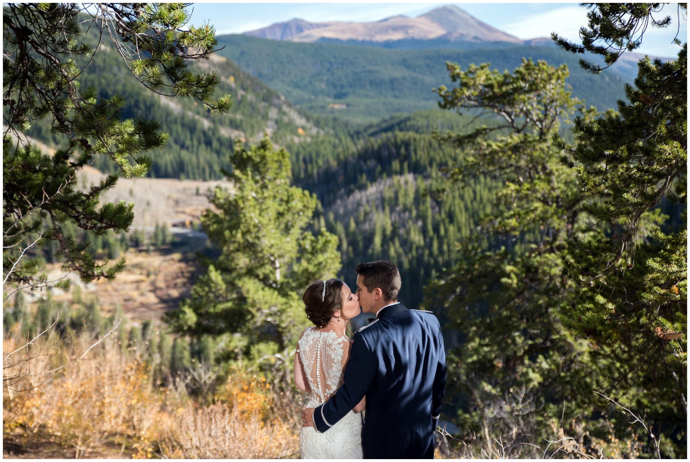 The Lodge at Breckenridge wedding photos by Summit County photographer Plum Pretty Photography. Intimate fall wedding in the Colorado mountains.