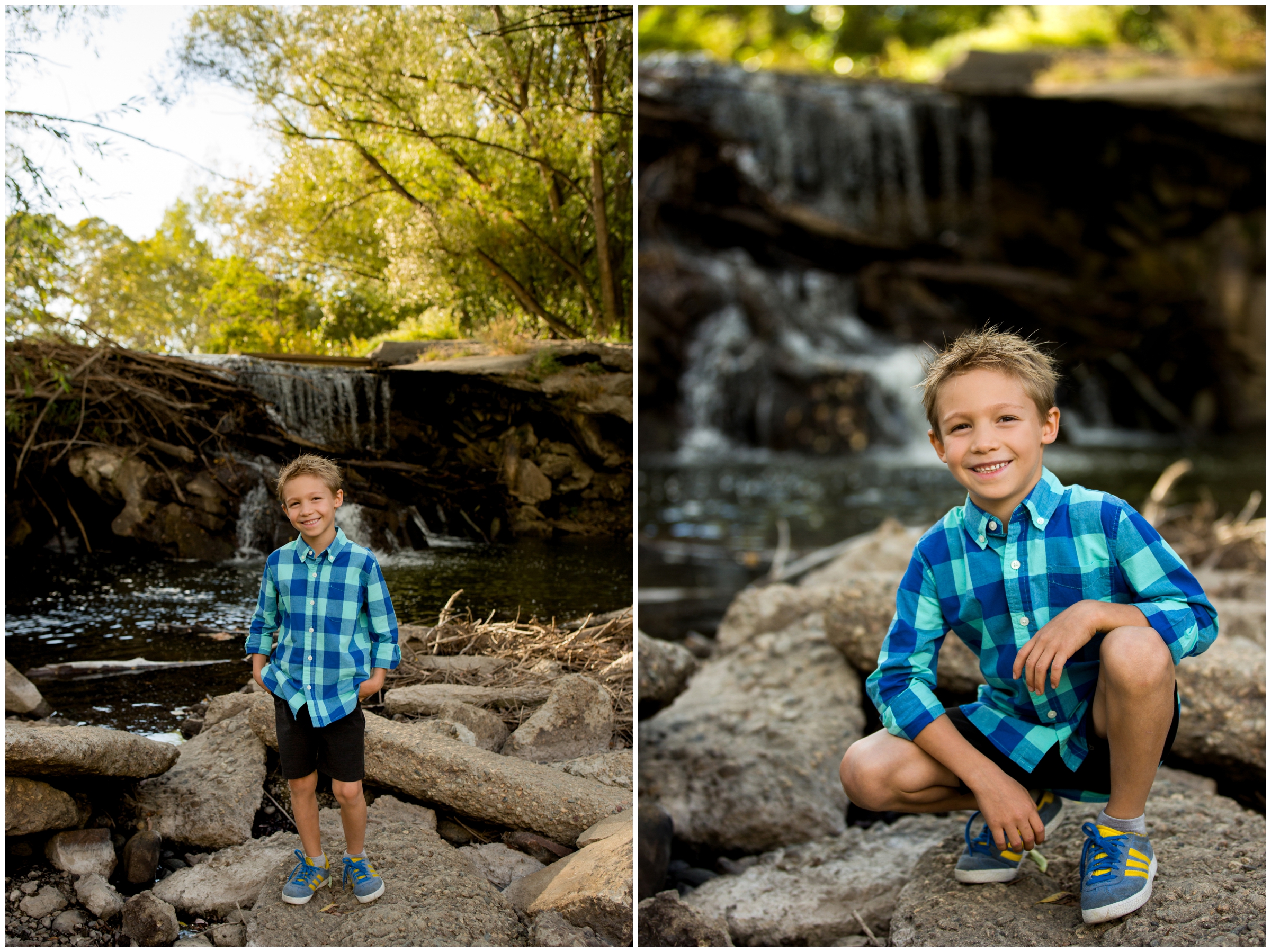 Colorado family photos by Longmont child photographer Plum Pretty Photography at Golden Ponds