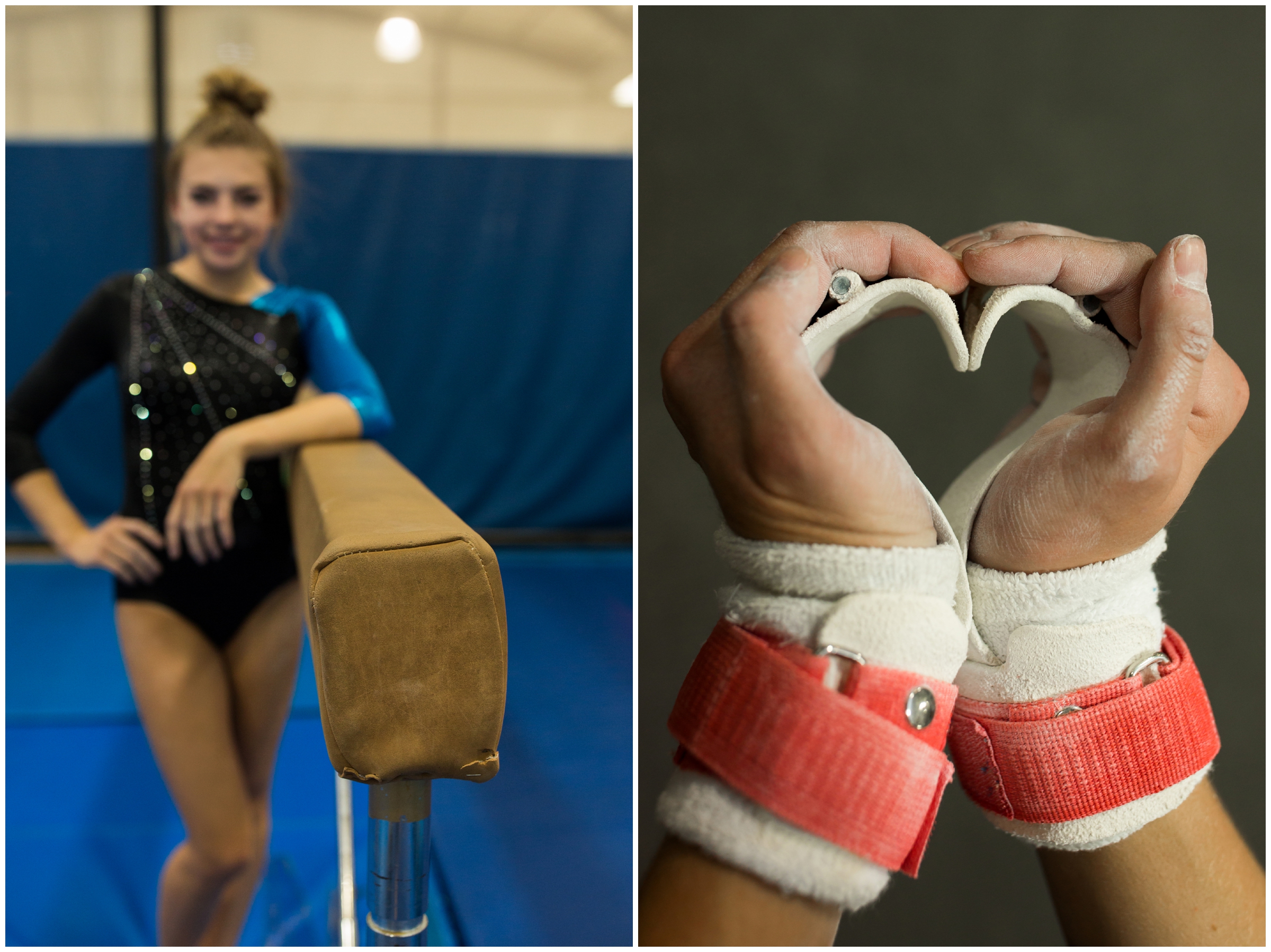 Gymnastics senior pictures by Colorado portrait photographer Plum Pretty Photography. Frederick High School CO senior photos inspiration.