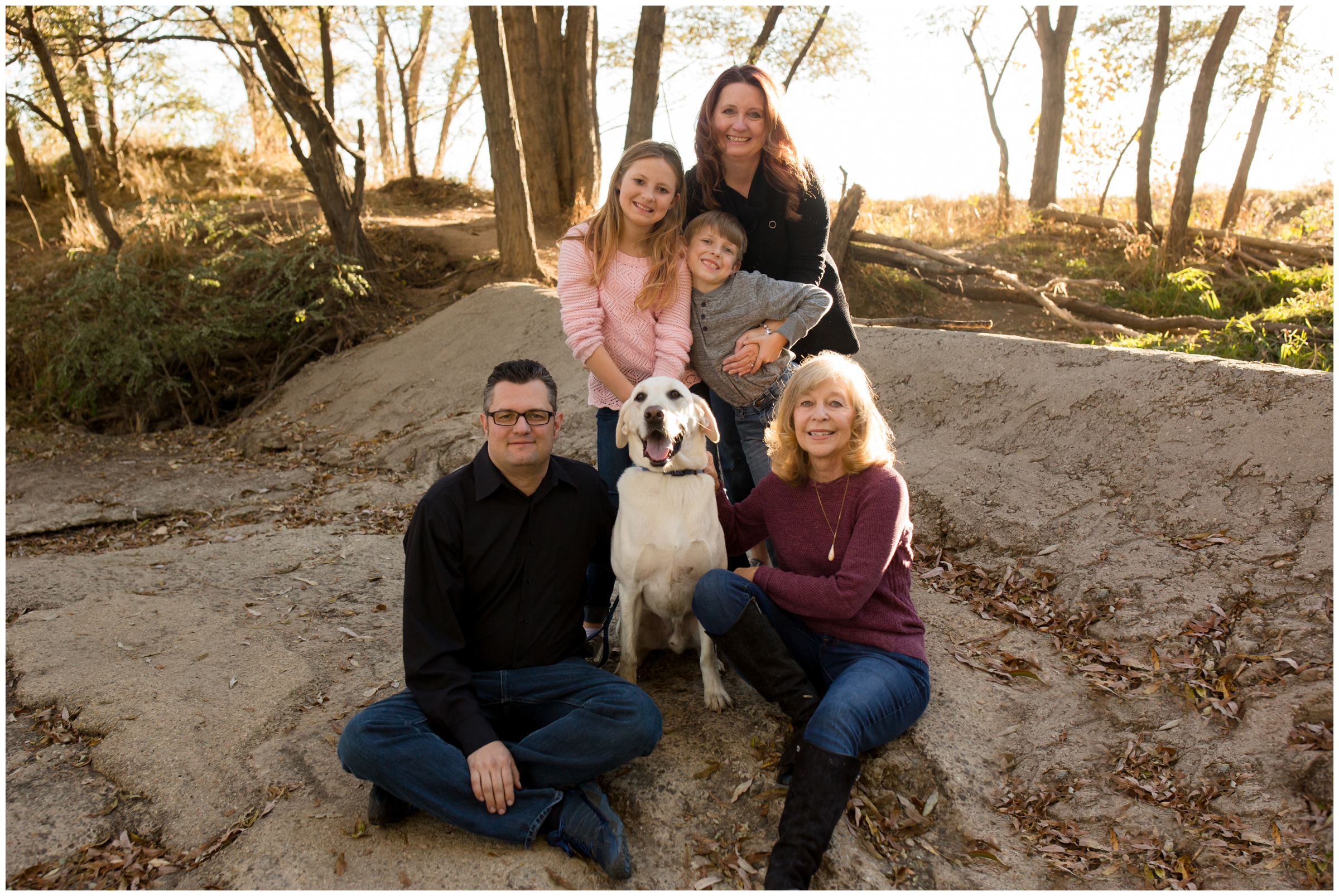 fall family portraits at Golden Ponds Longmont by Firestone photographer Plum Pretty Photography 