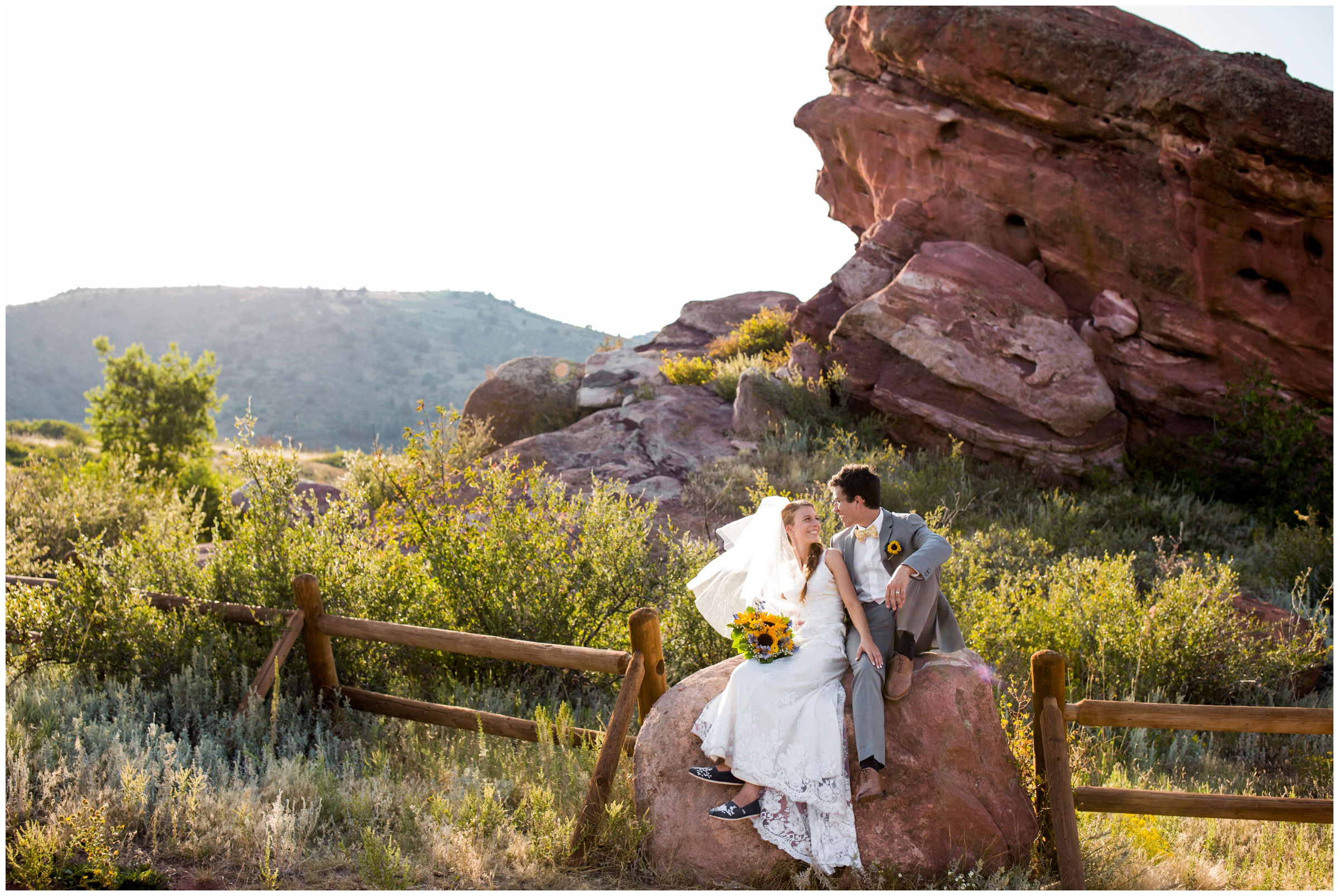 Red Rocks wedding photos by Colorado photographer Plum Pretty Photography