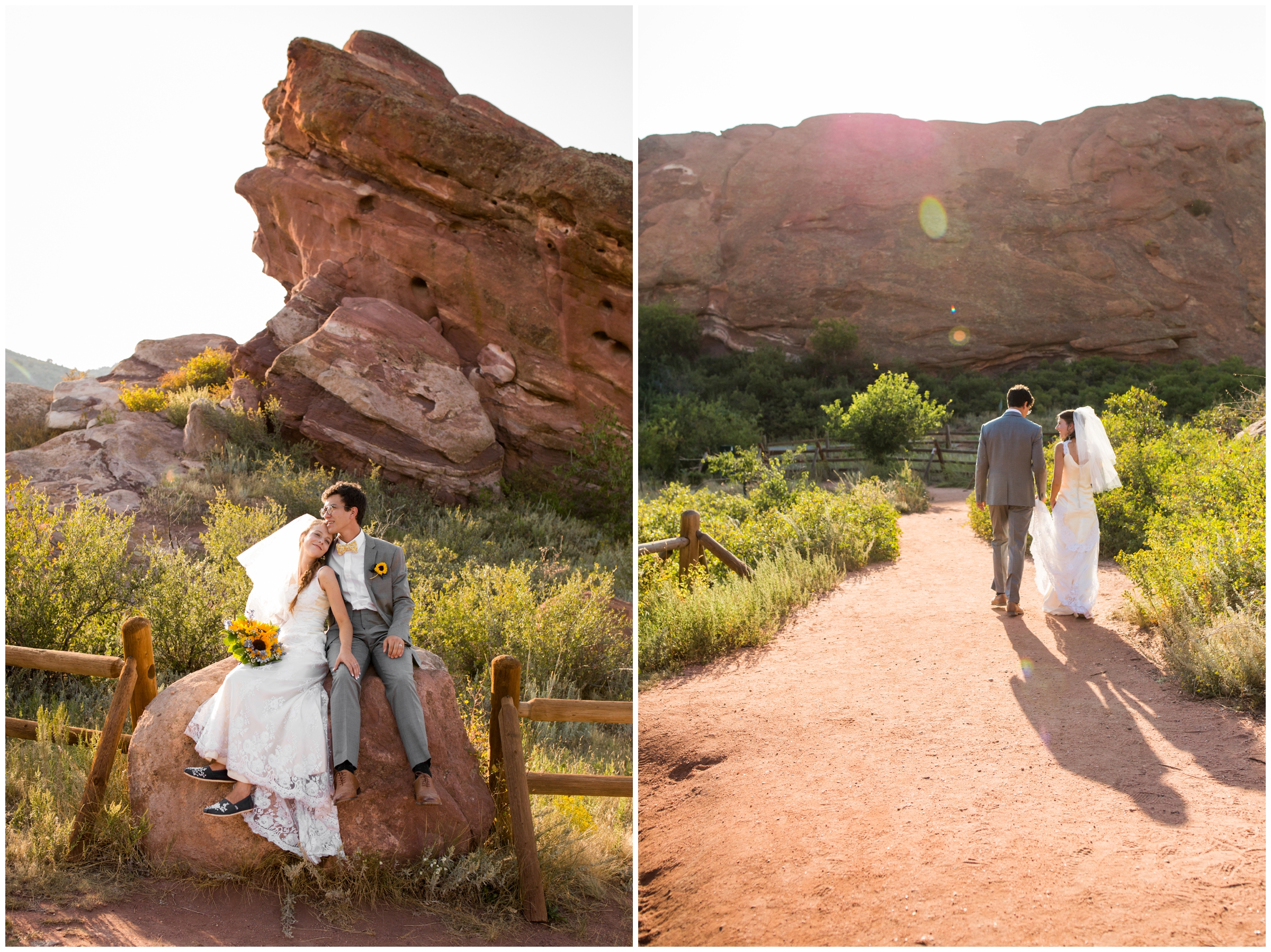 DIY backyard and Red Rocks Chapel wedding inspiration