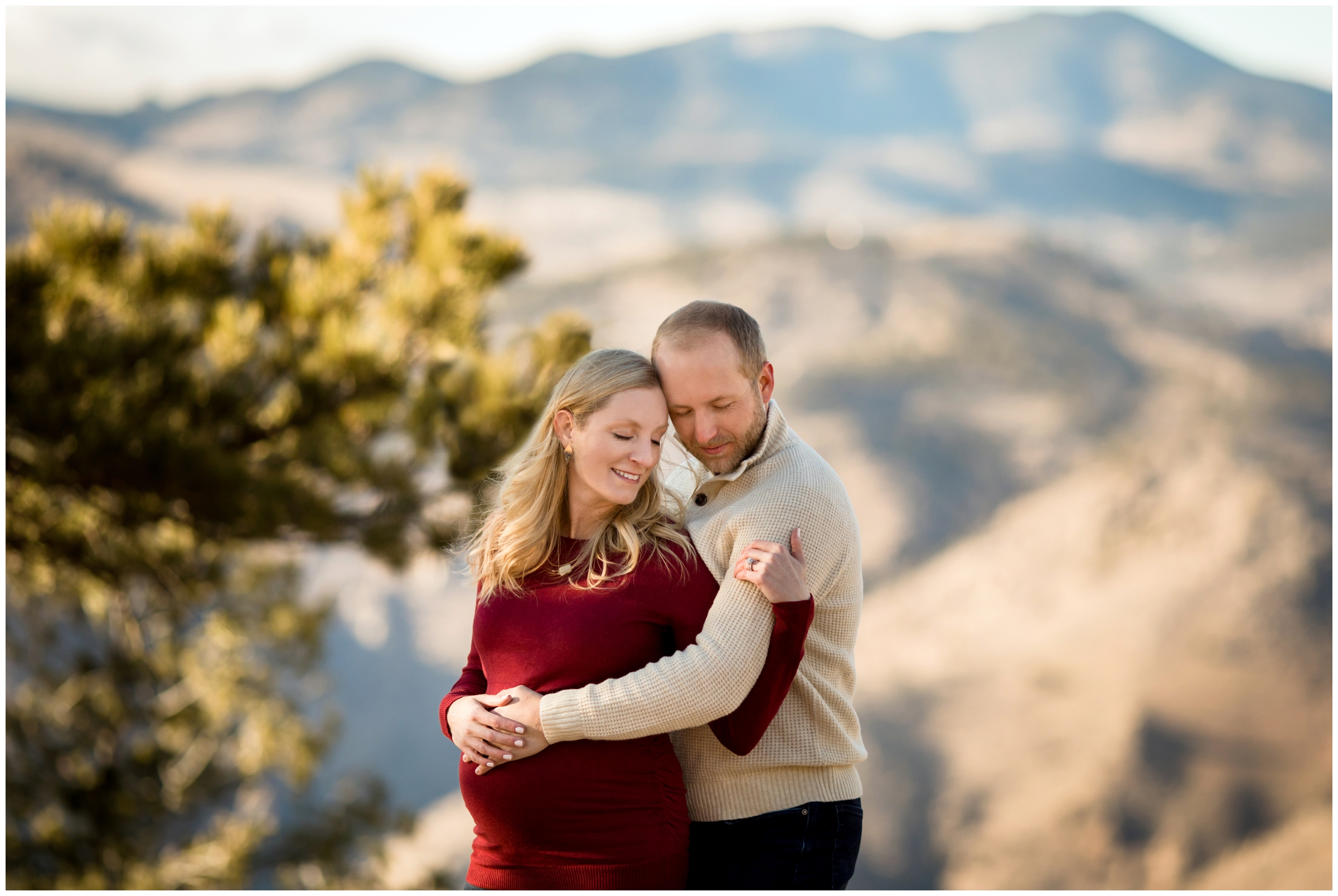 Lookout Mountain Golden Colorado maternity portraits 