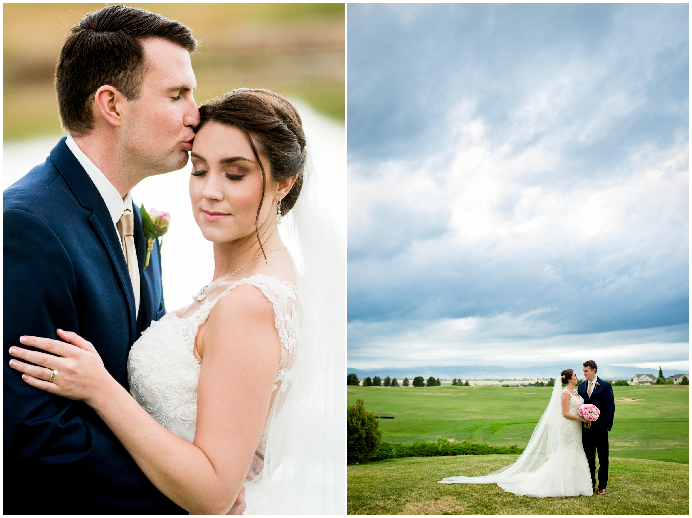 Colorado national golf club wedding photos by Estes Park photographer Plum Pretty Photography.