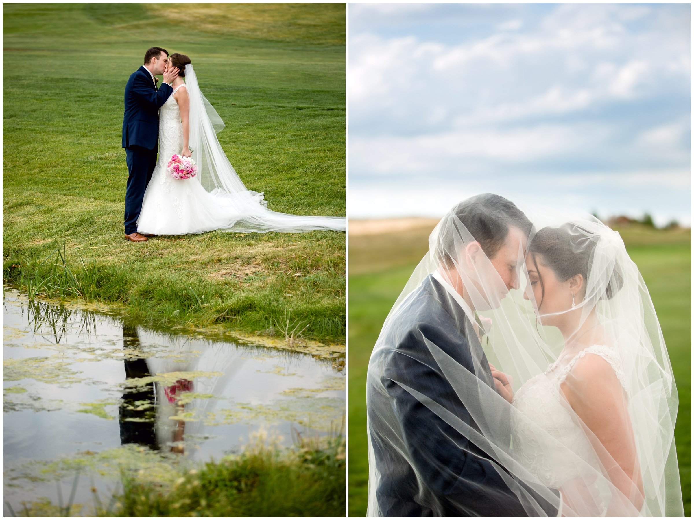 Denver Colorado golf course wedding inspiration 