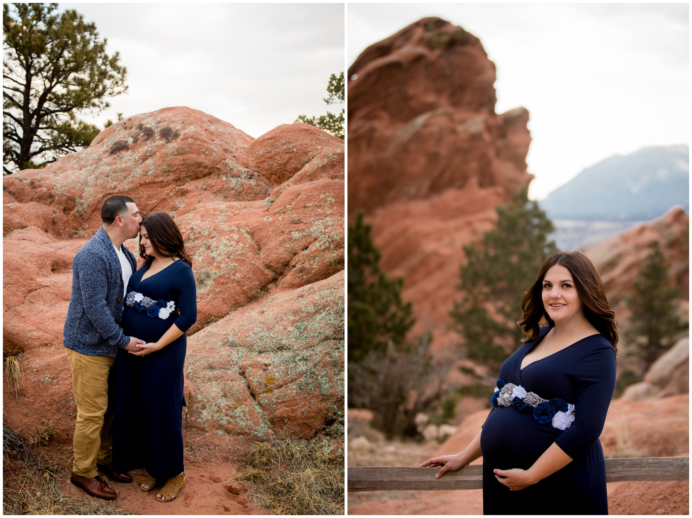 Red rocks Colorado maternity photography inspiration