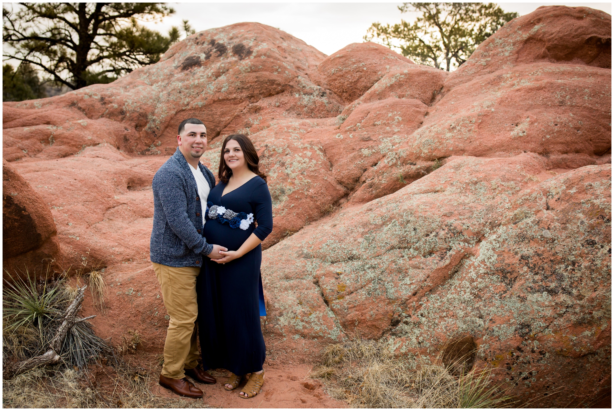 Red Rocks Denver pregnancy photos by Plum Pretty Photo 