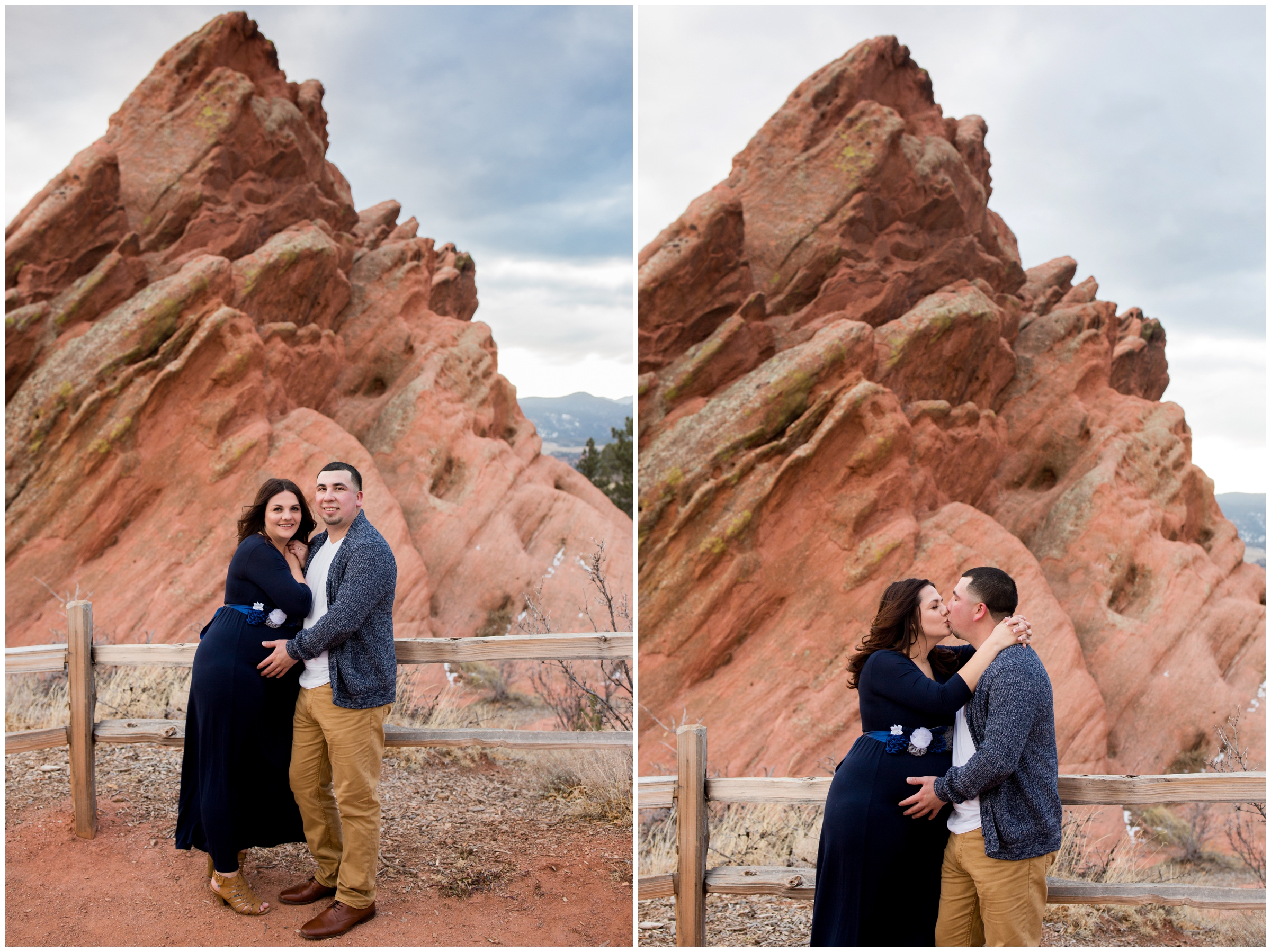 Red Rocks Colorado maternity photography inspiration