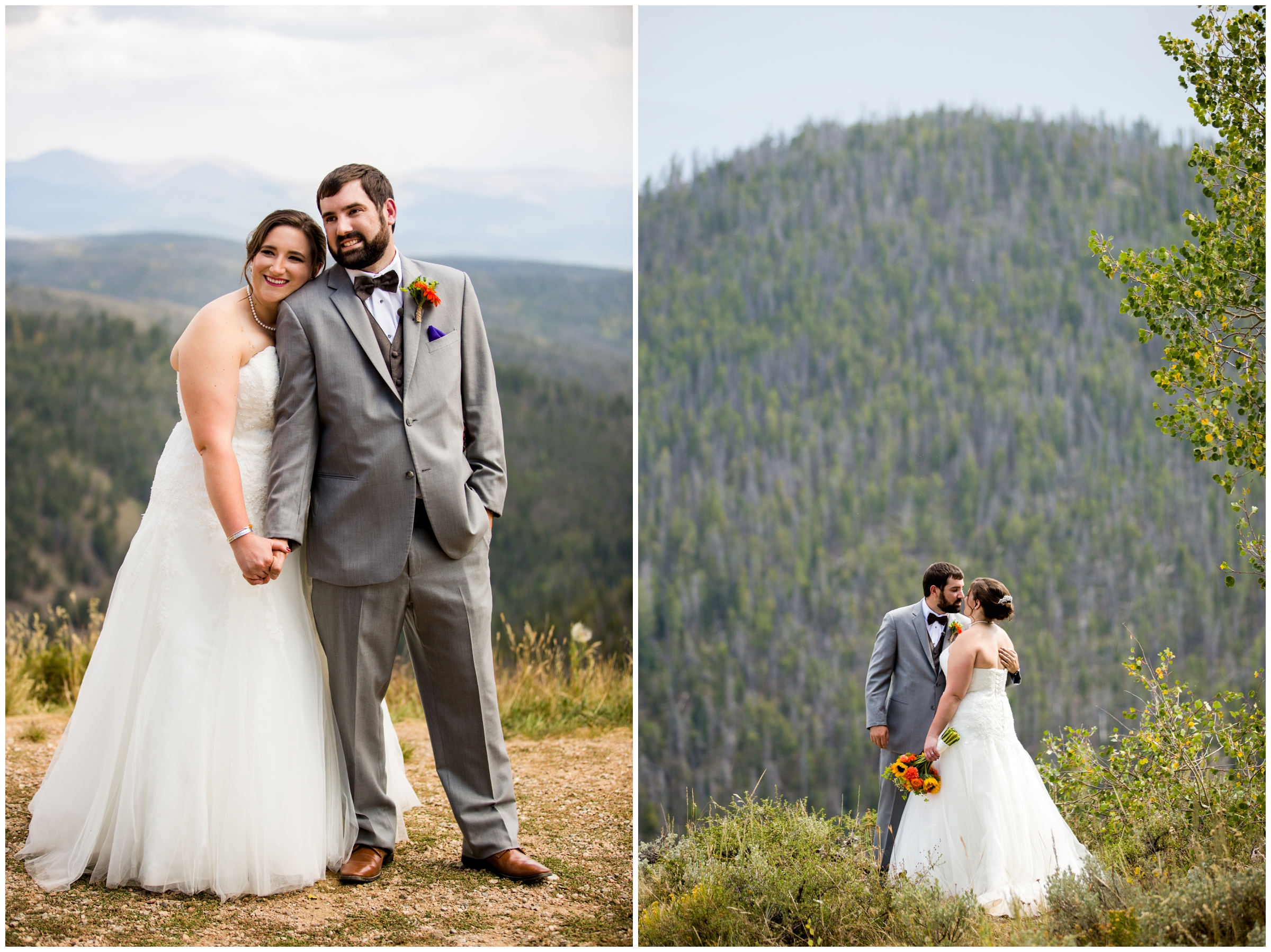 Colorado mountain wedding photography in Winter Park