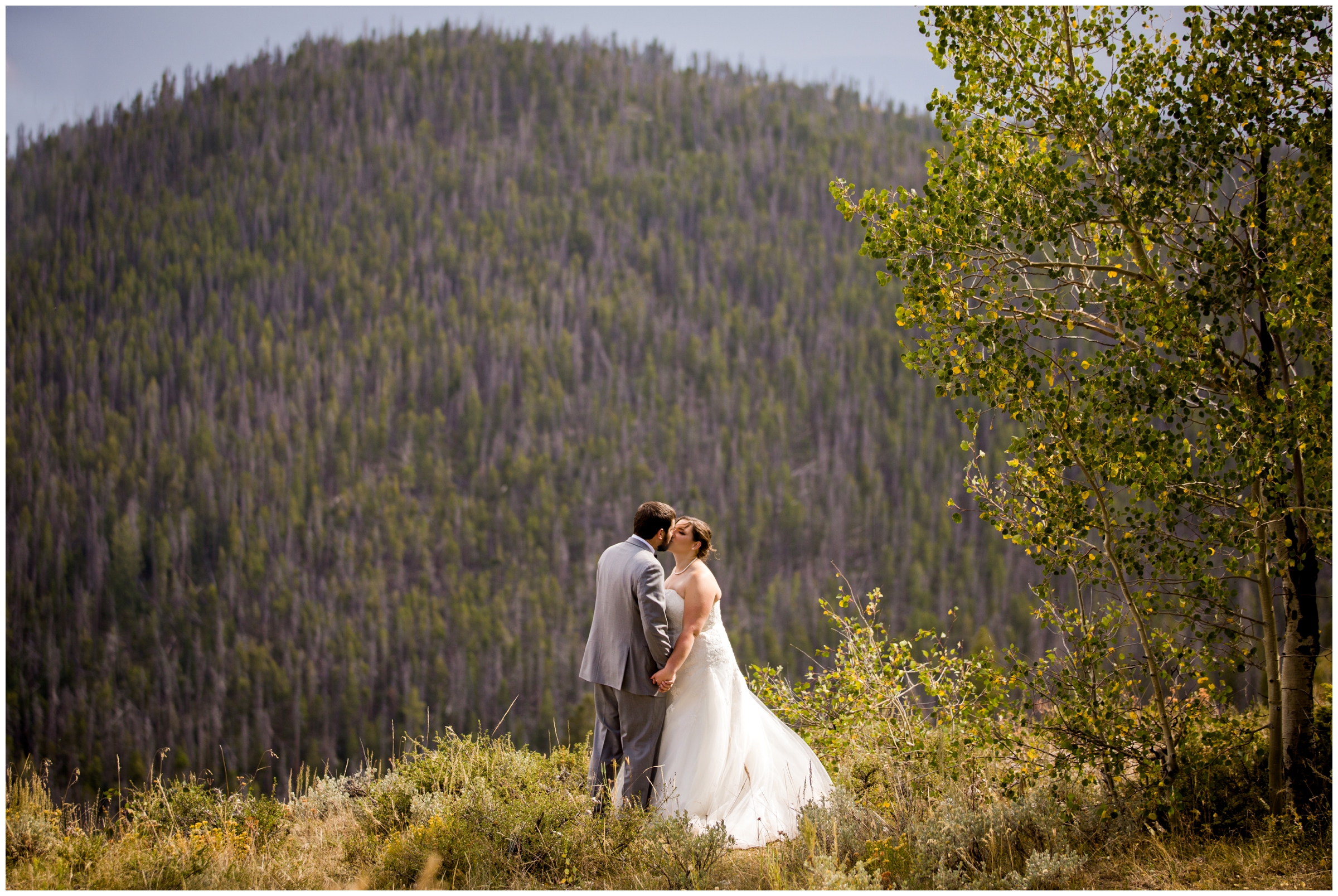 Granby Colorado wedding pictures at the ski resort 