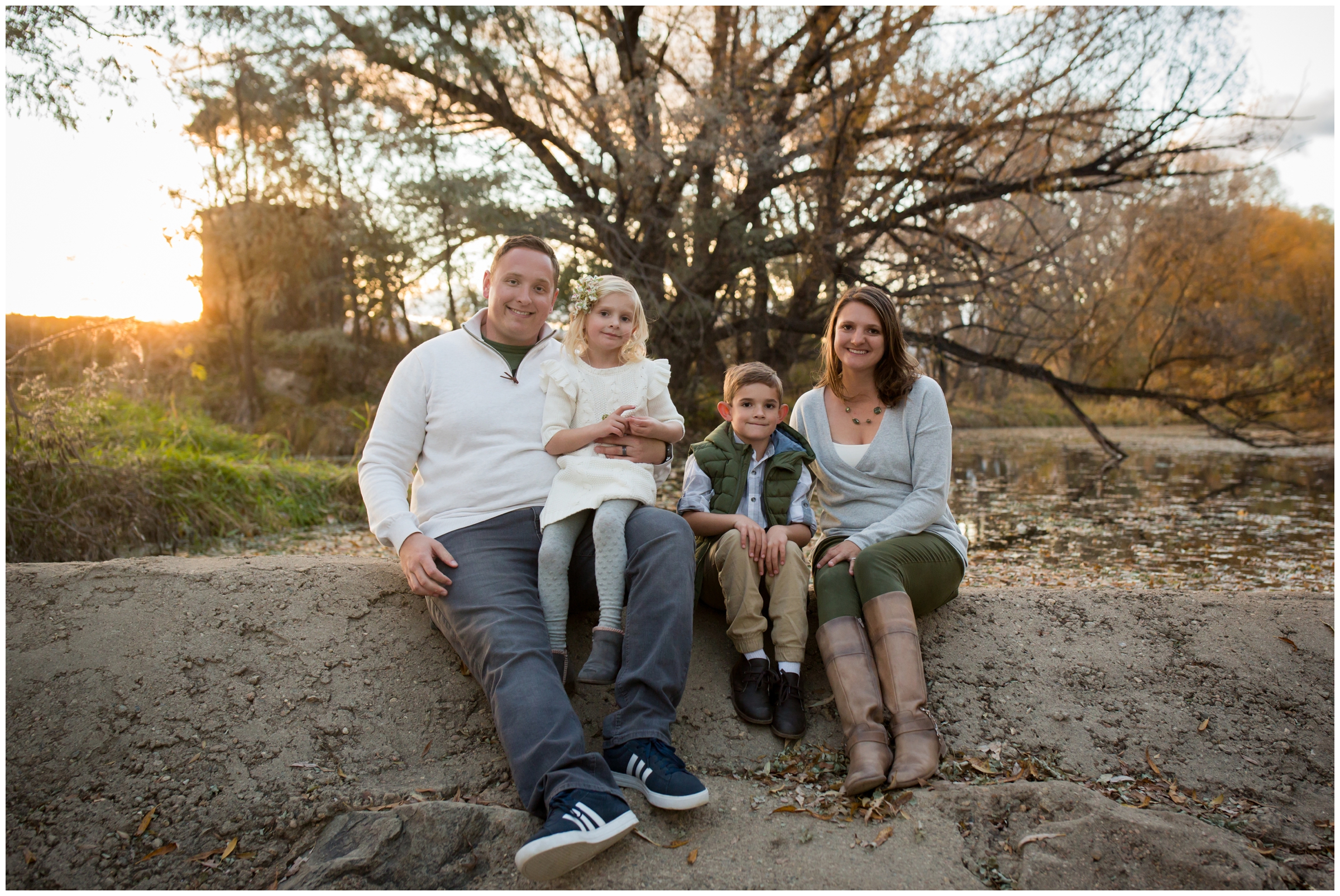 Longmont Colorado family photography at Golden ponds nature area by portrait photographer Plum Pretty Photography