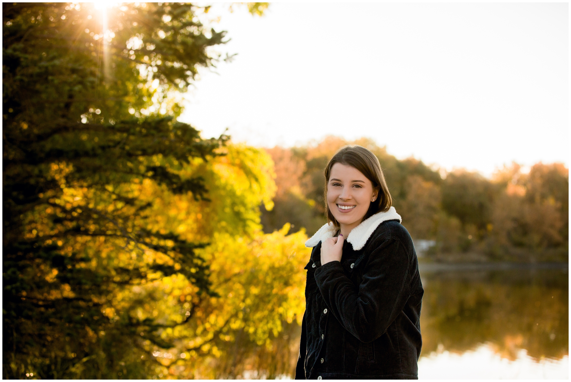 Colorado lake senior pictures inspiration by Longmont photographer Plum Pretty Photography 