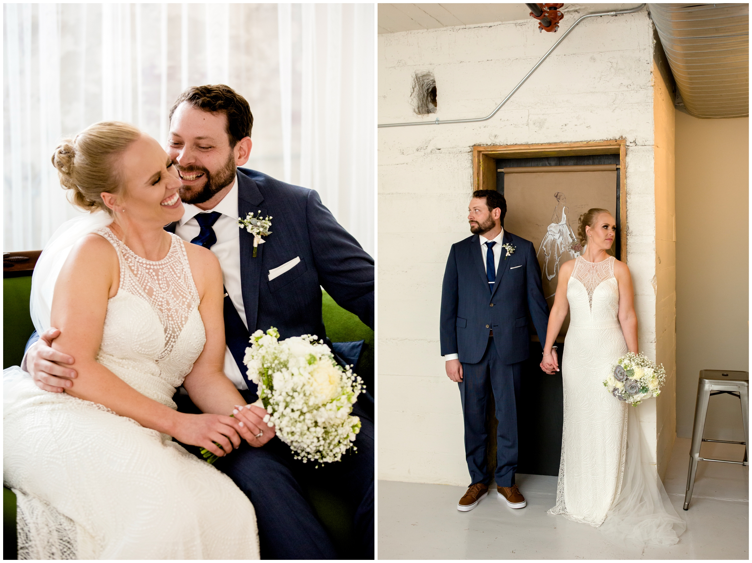 urban modern St. Vrain wedding photos by Longmont Colorado photographer Plum Pretty Photography
