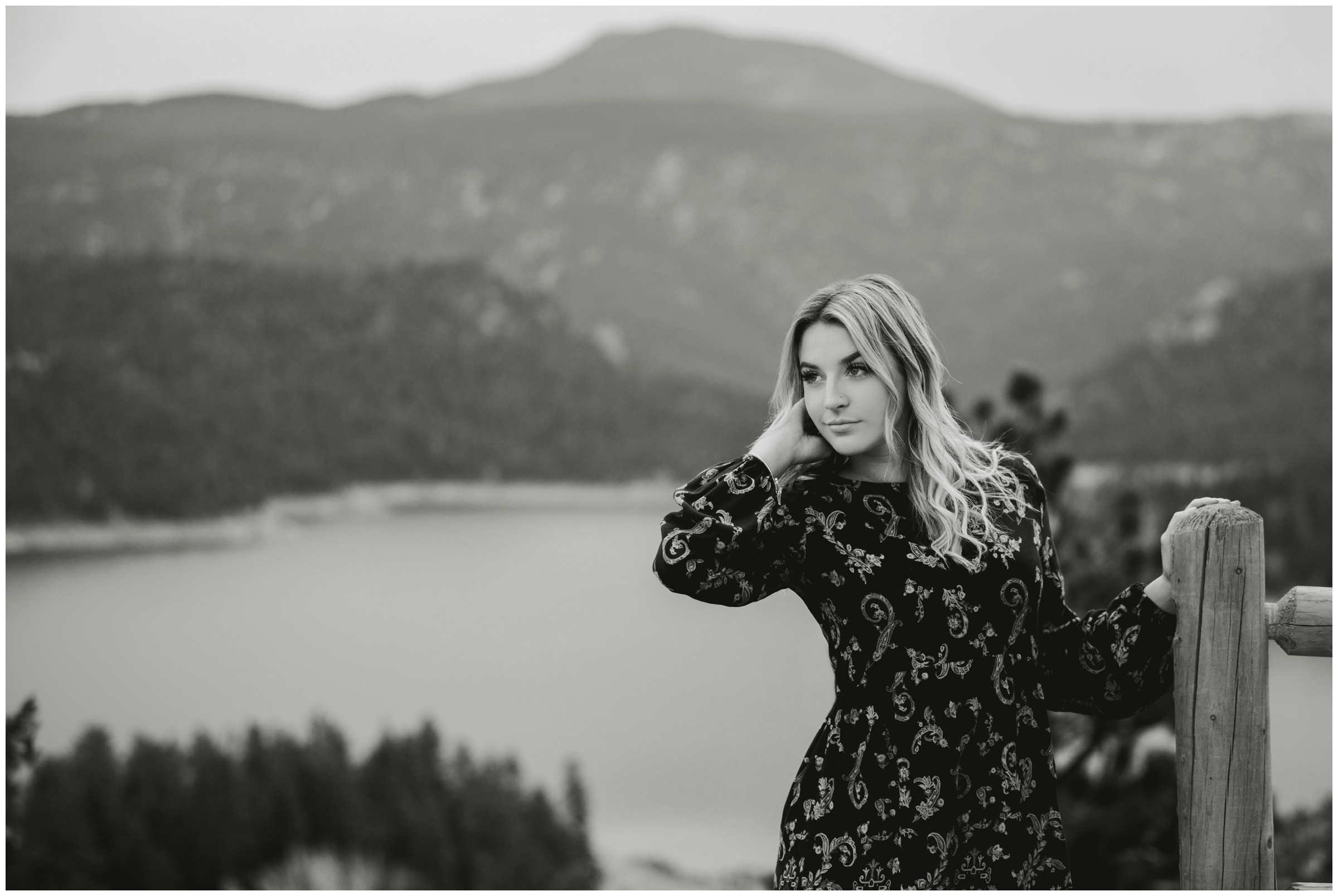 Colorado mountain senior pictures at Gross Reservoir Boulder 