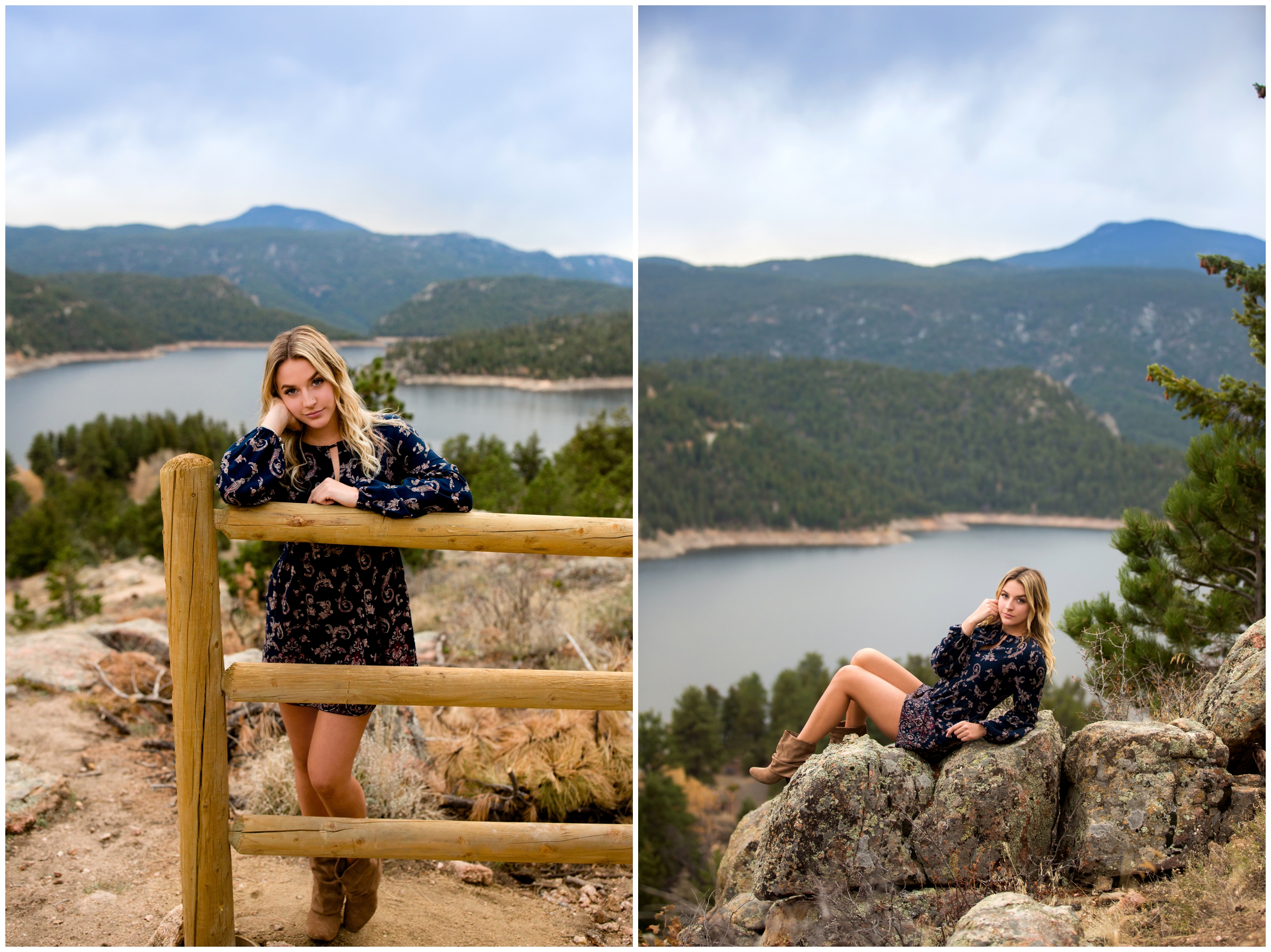 Colorado lake senior pictures at Gross Reservoir Boulder by Plum Pretty Photo 