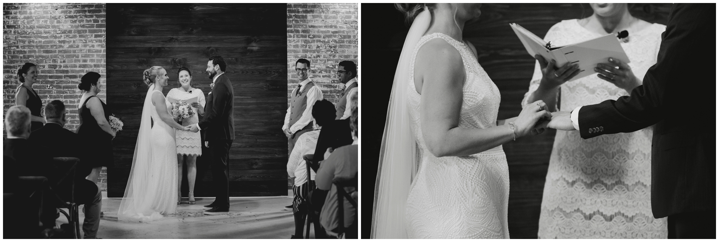 ring exchange at the Saint Vrain Longmont wedding 