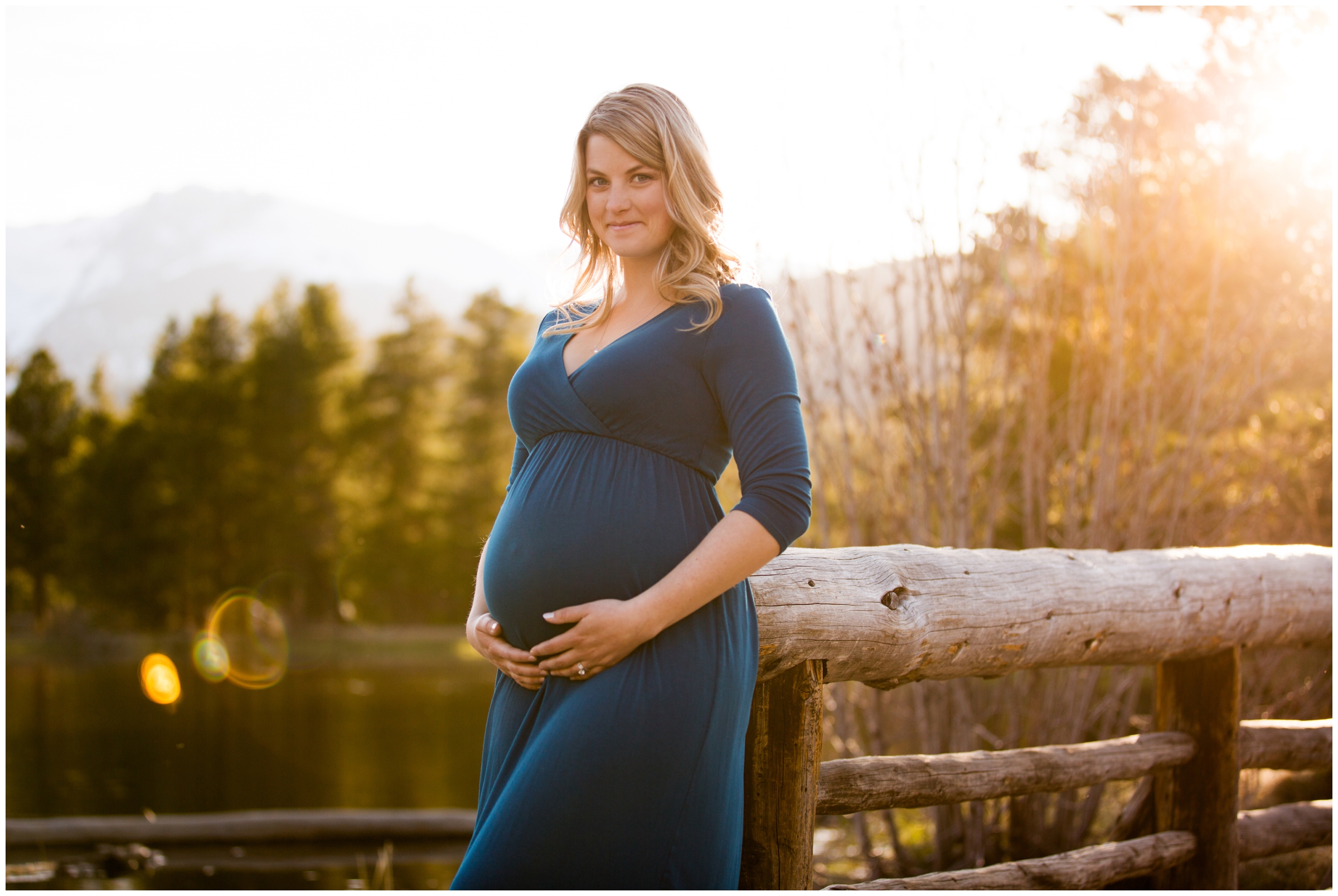 Colorado mountain maternity photography inspiration 