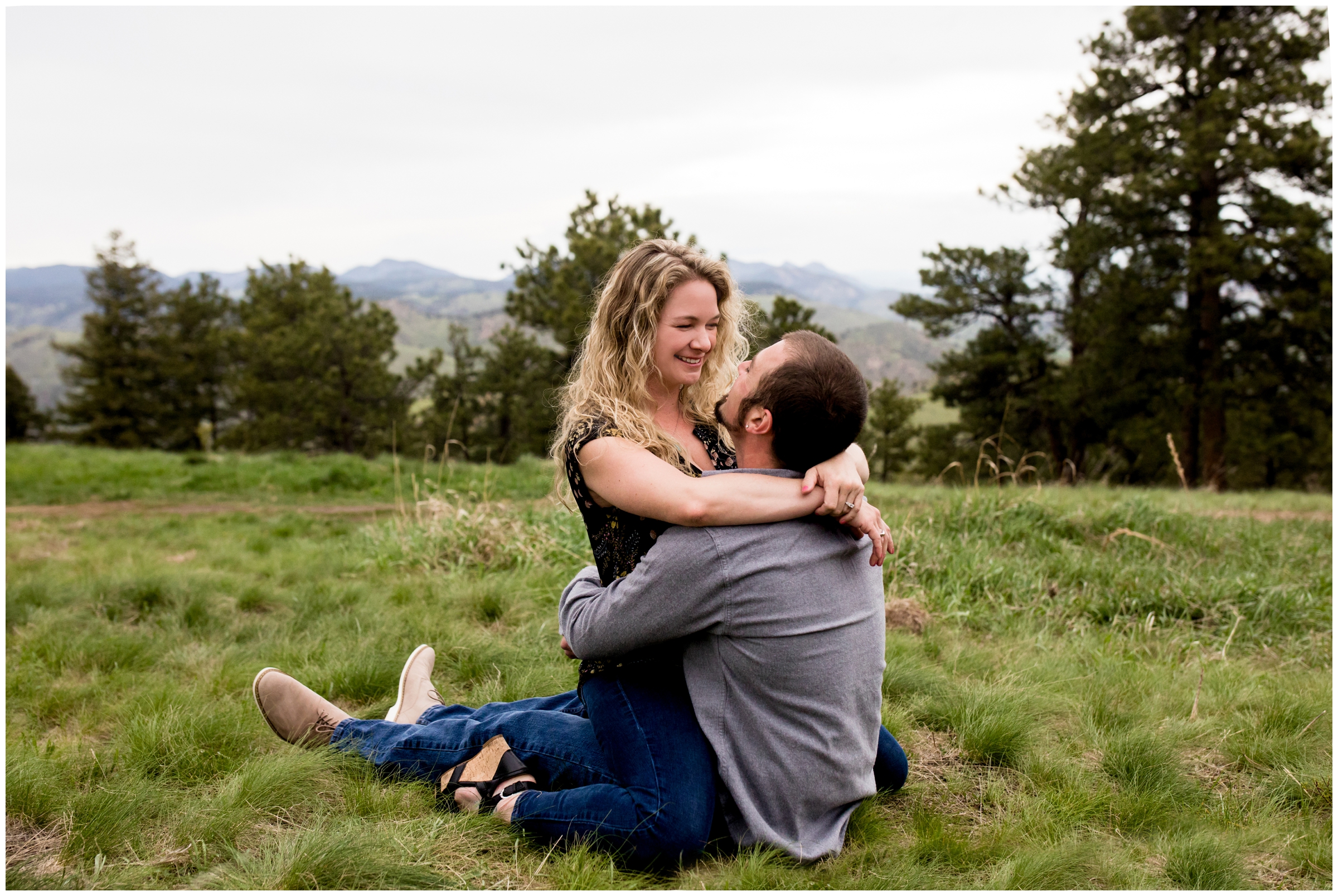 intimate Golden Colorado engagement photography inspiration 