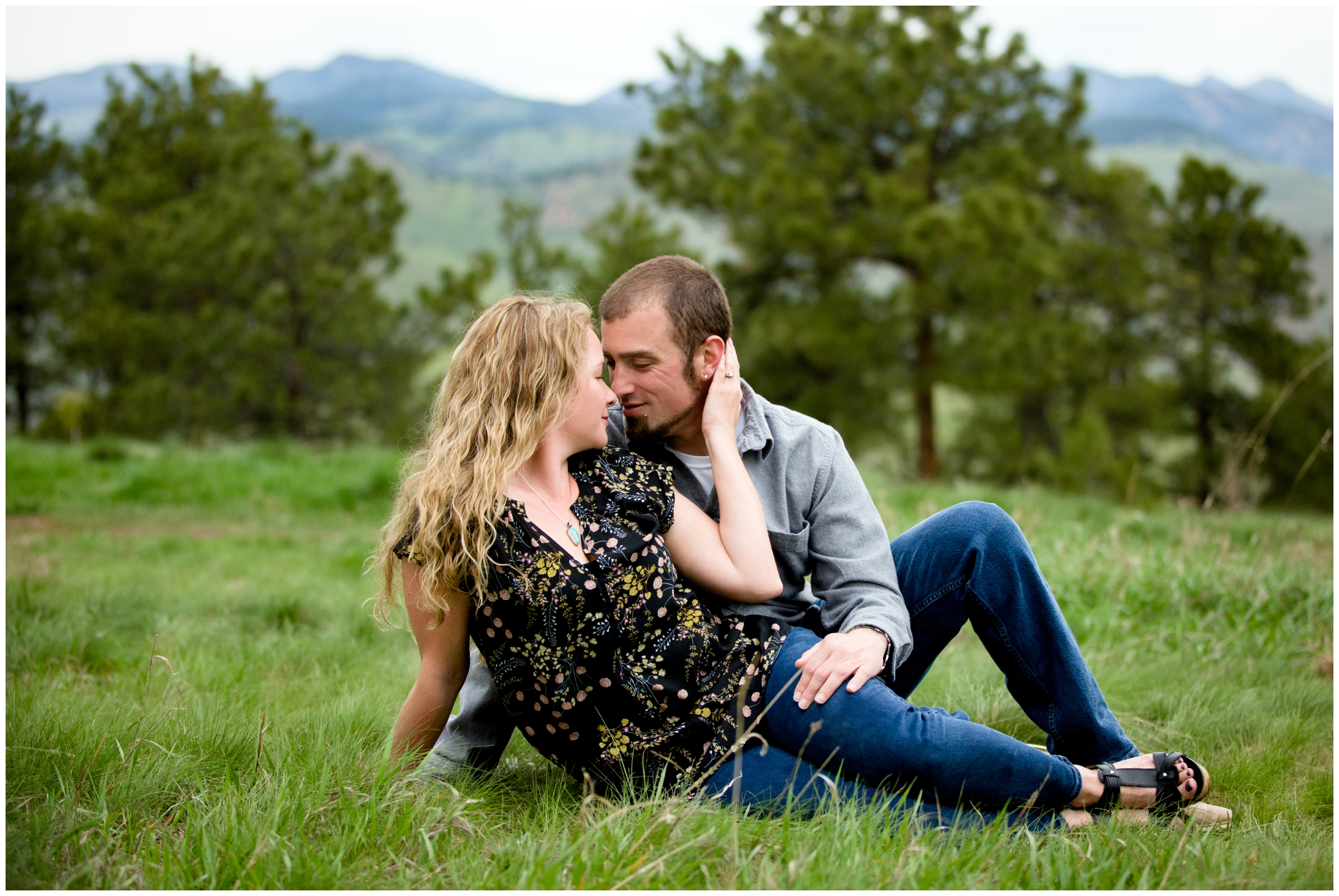 Colorado summer engagement pictures by Golden photographer Plum Pretty Photo 