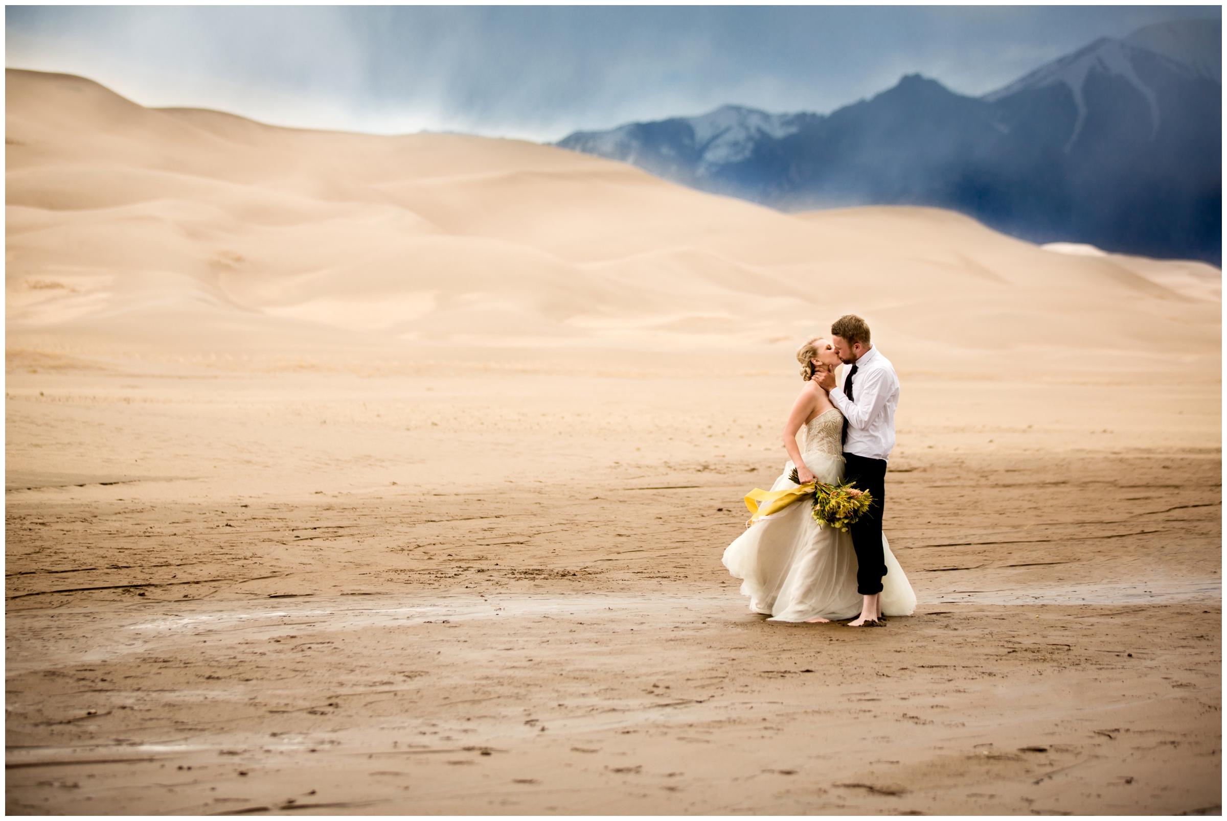 Sand Dunes wedding photography in Colorado 