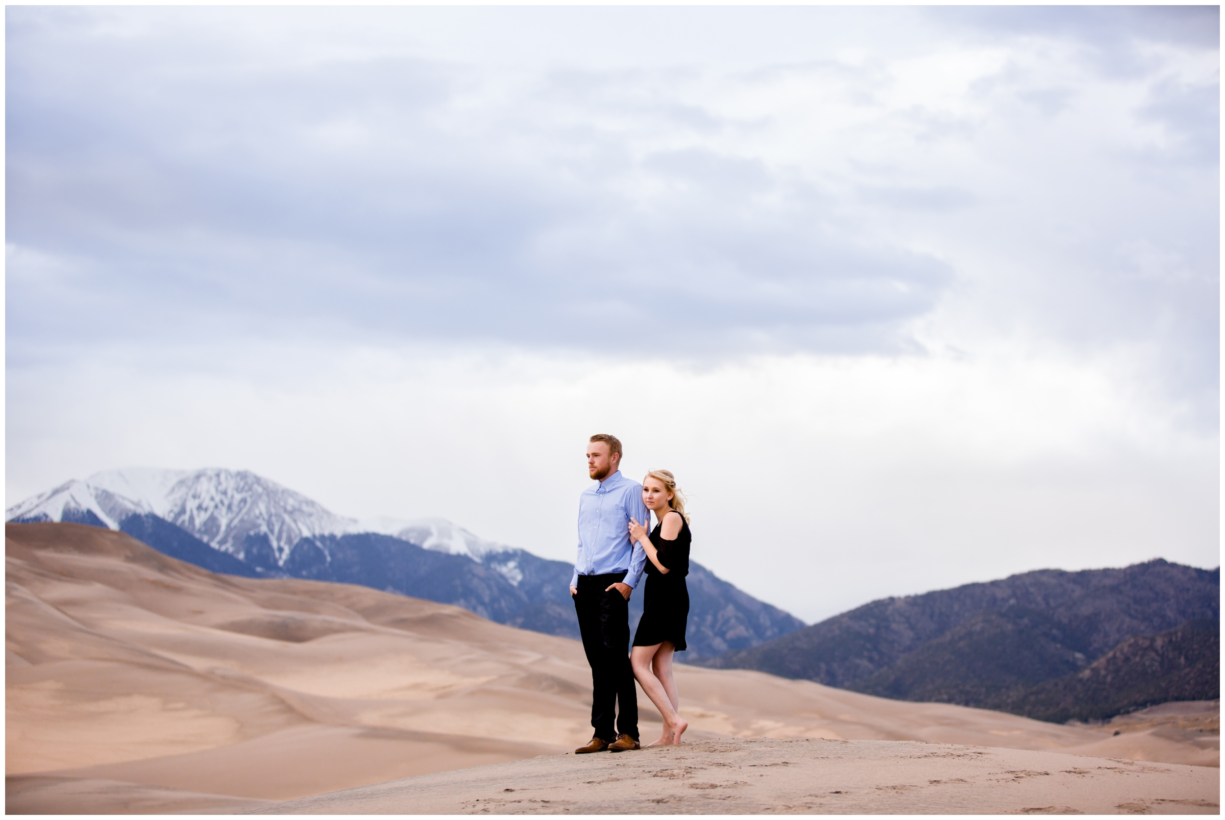 mountain engagement pictures in Southern Colorado 