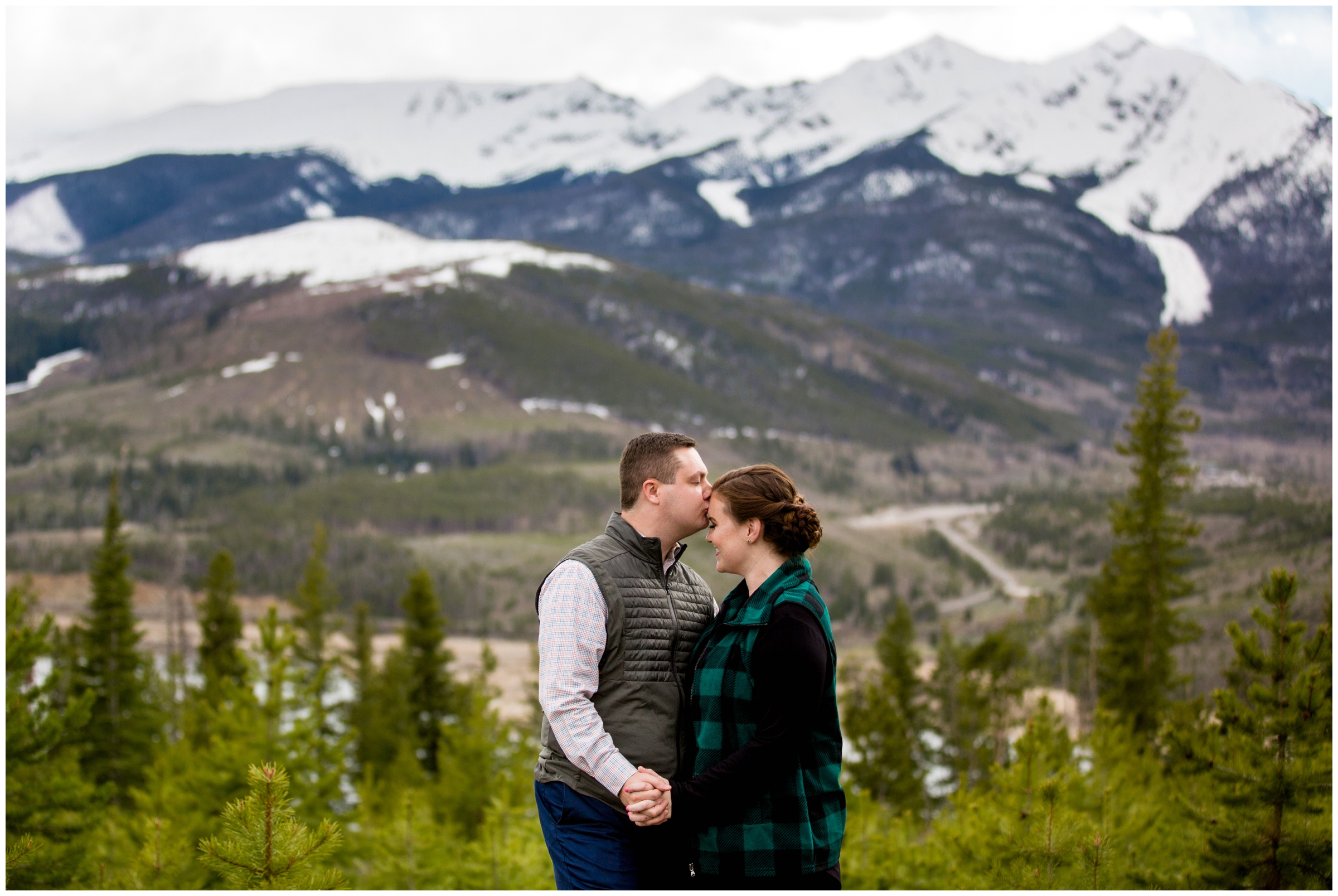 Breckenridge anniversary photos at Sapphire Point and Windy Point Campground by Colorado engagement photographer Plum Pretty Photography
