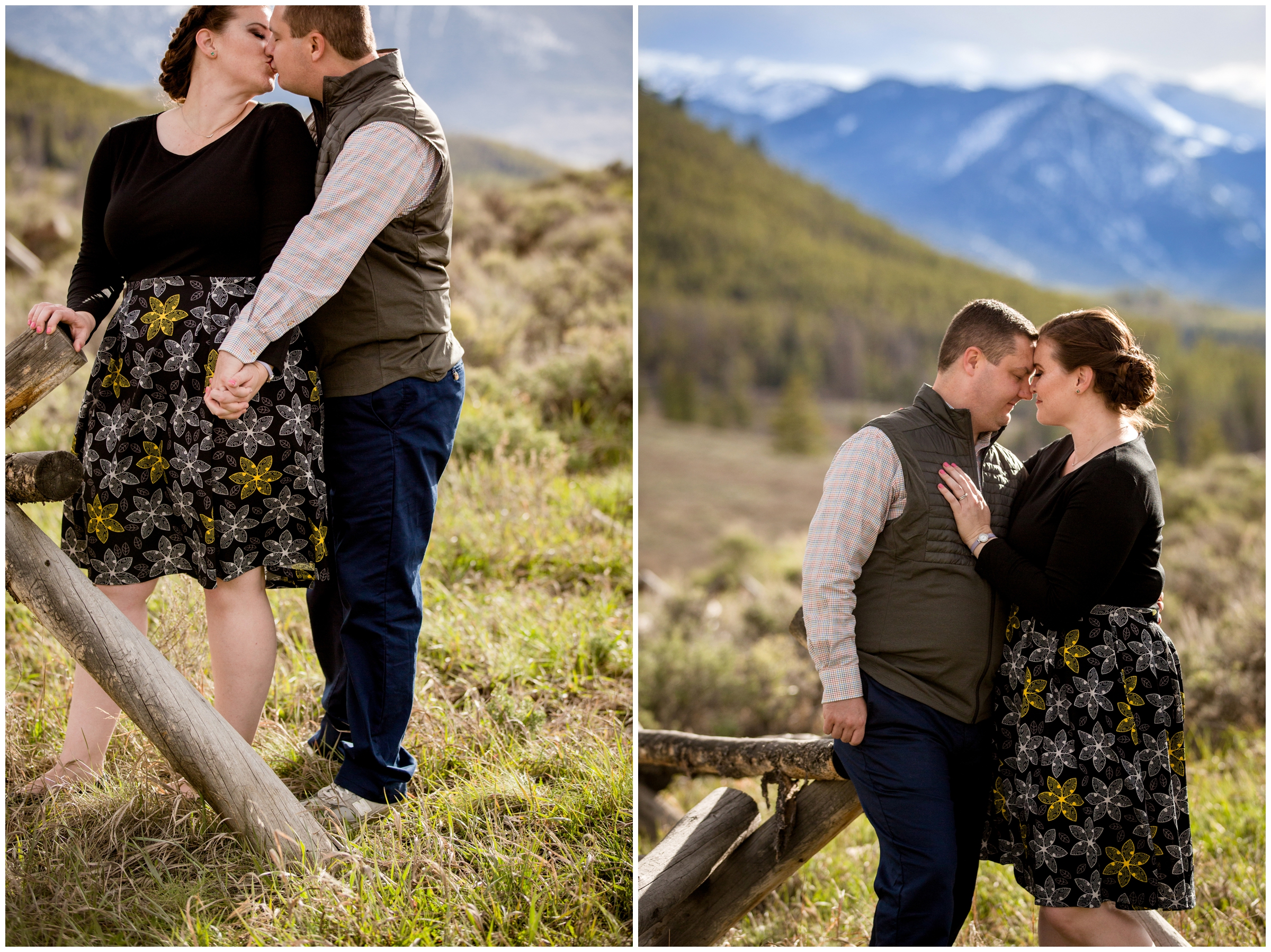 Colorado anniversary photography inspiration at Windy Point Campground Breckenridge 