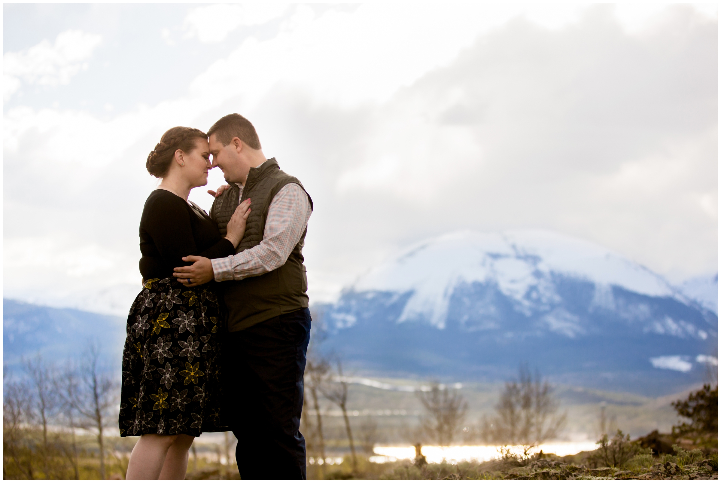 mountain engagement photography inspiration by Colorado photographer Plum Pretty Photography 