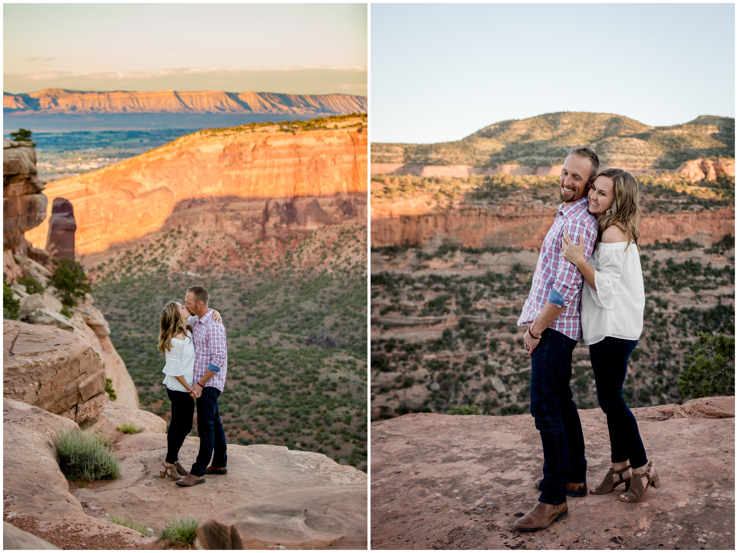 Colorado National Monument anniversary couple's portraits inspiration 