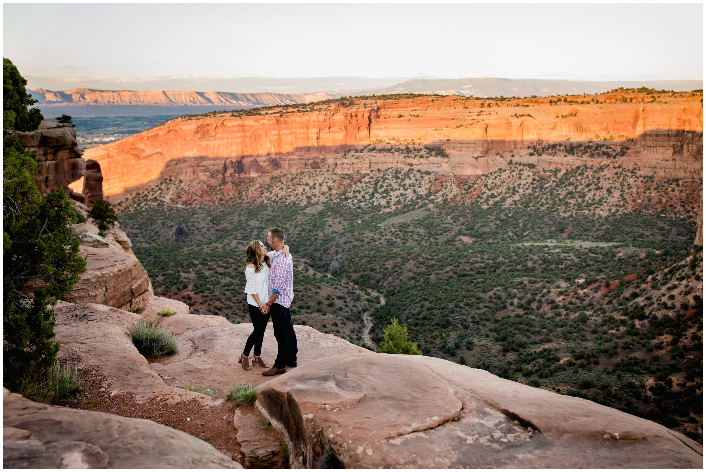 sunset engagement inspiration by Grand Junction Colorado photographer Plum Pretty Photography 