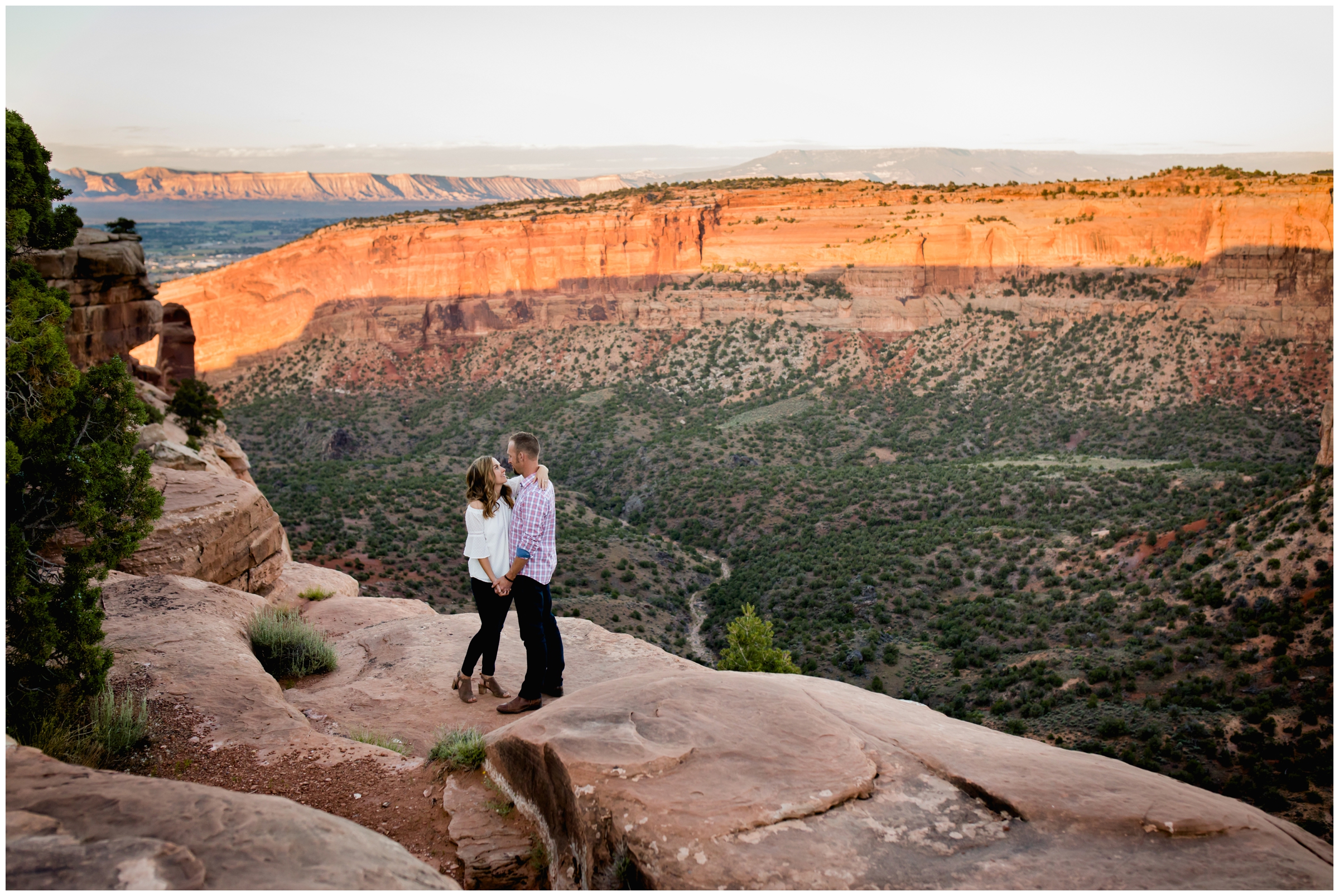 sunset engagement inspiration by Grand Junction Colorado photographer Plum Pretty Photography