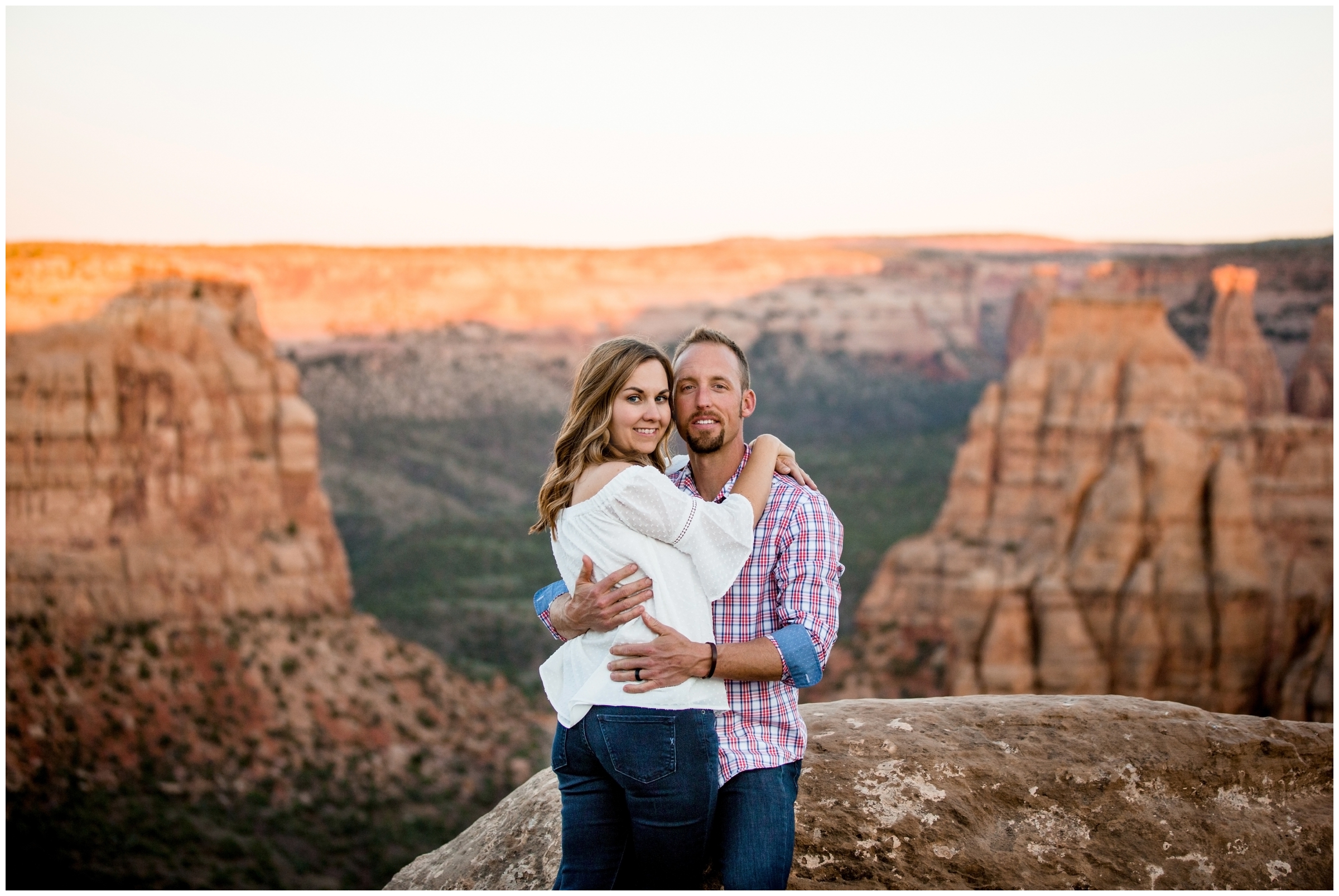 Grand Junction Colorado engagement photography inspiration at the Colorado National Monument 