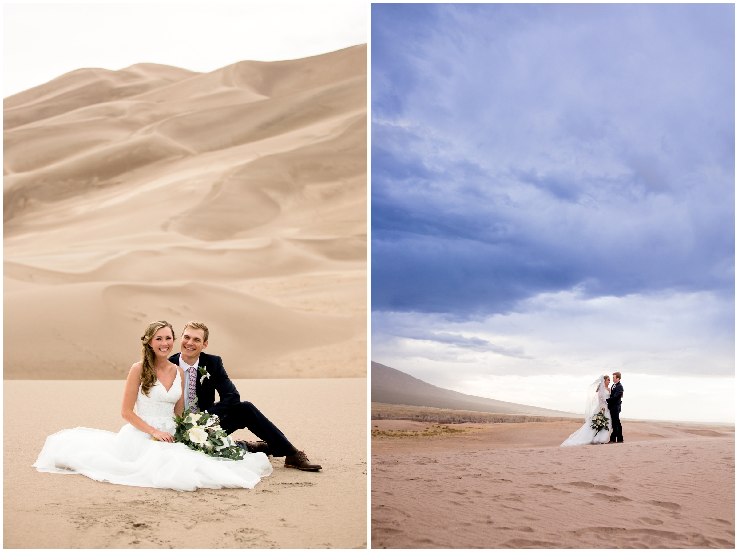 intimate Colorado elopement wedding inspiration at Great Sand Dunes National Park 