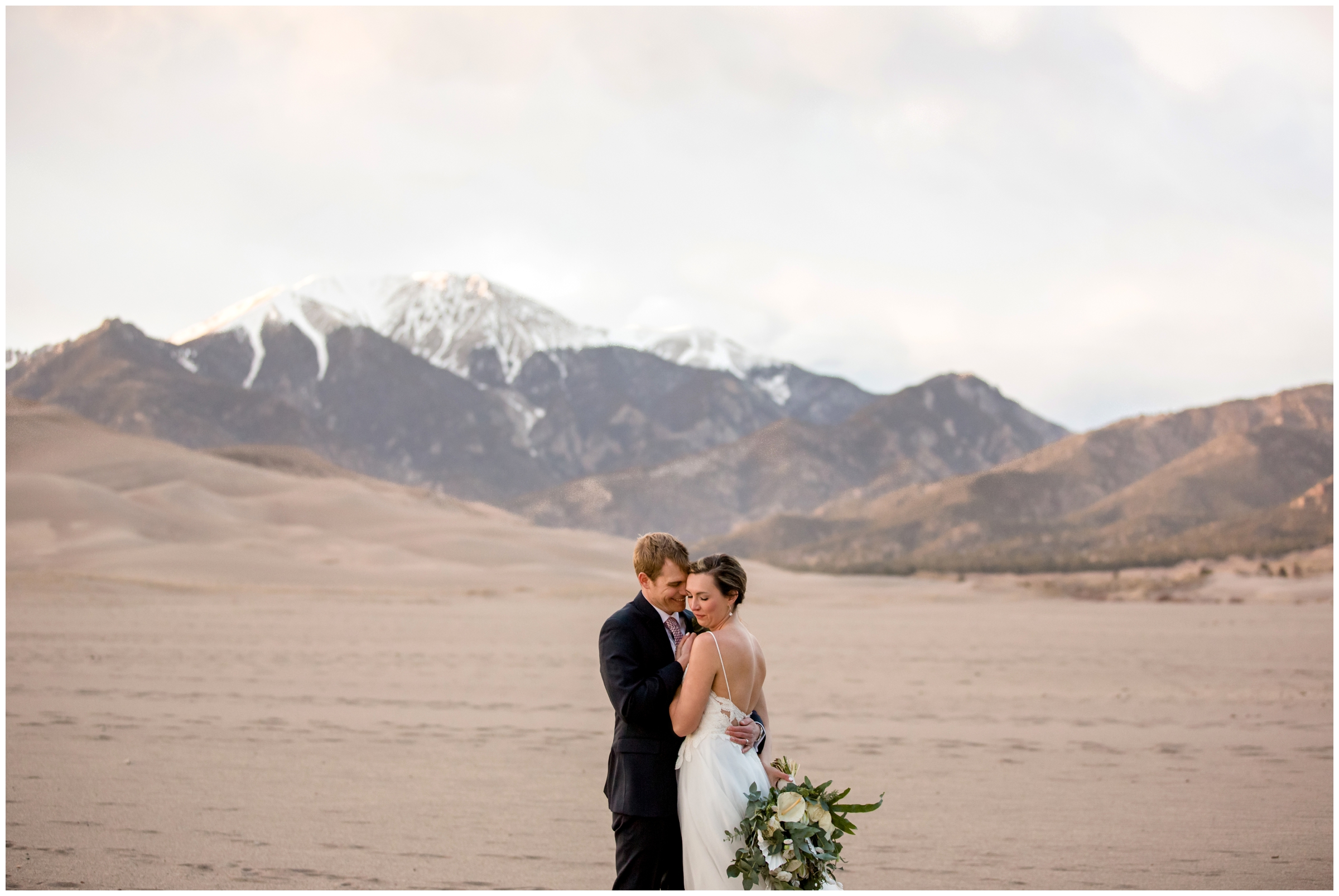 elopement wedding portraits at Great Sand Dunes National Park 