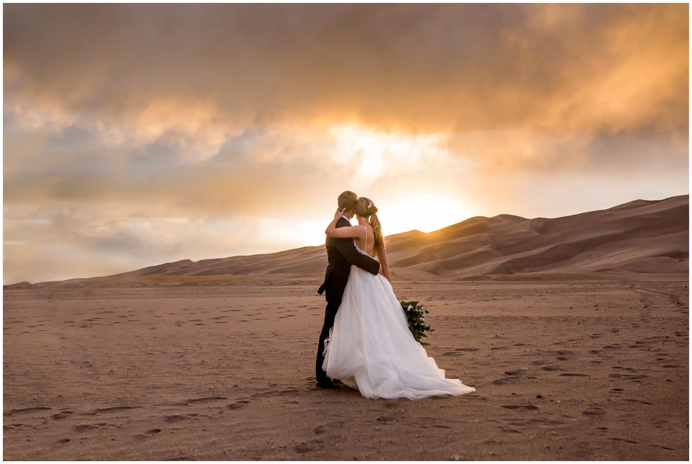 Great Sand Dunes Colorado wedding inspiration by CO elopement photographer Plum Pretty Photography
