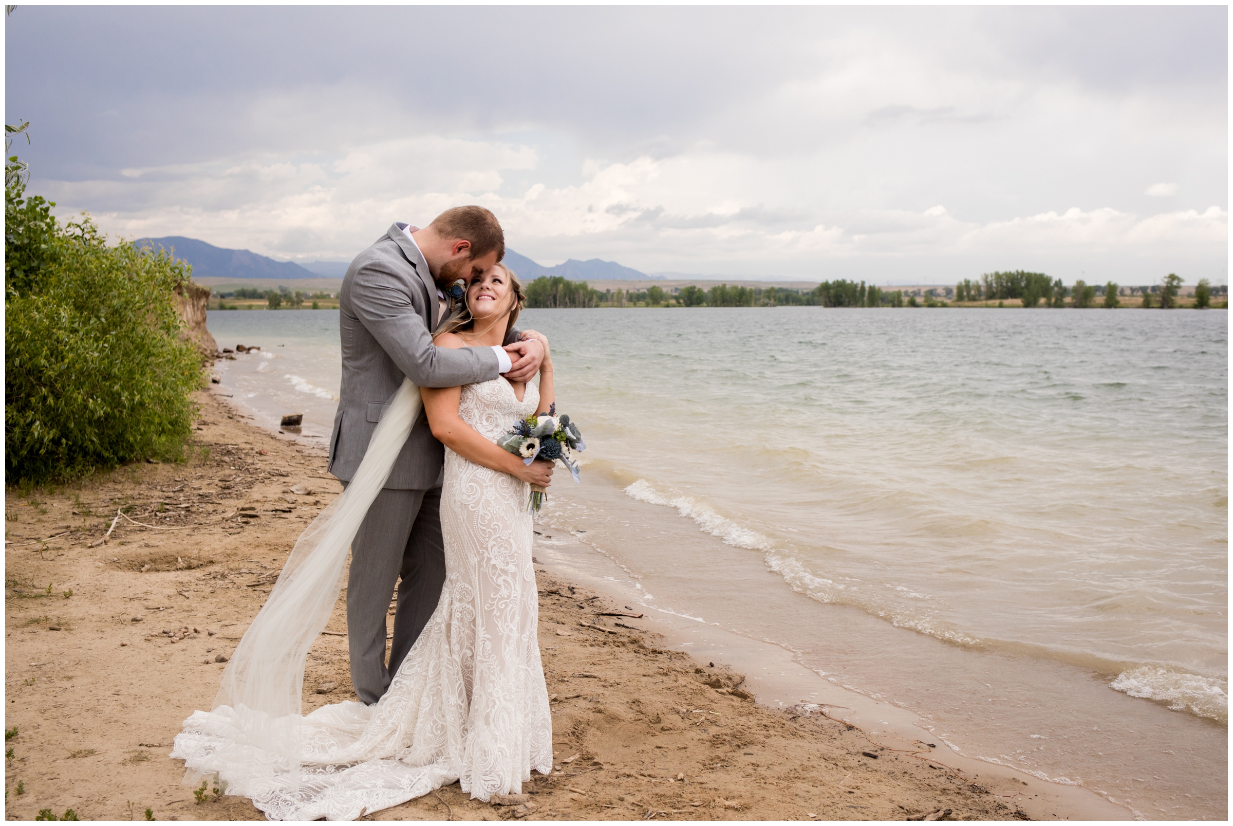 Colorado summer wedding at Standley Lake by Westminster wedding photographer Plum Pretty Photography