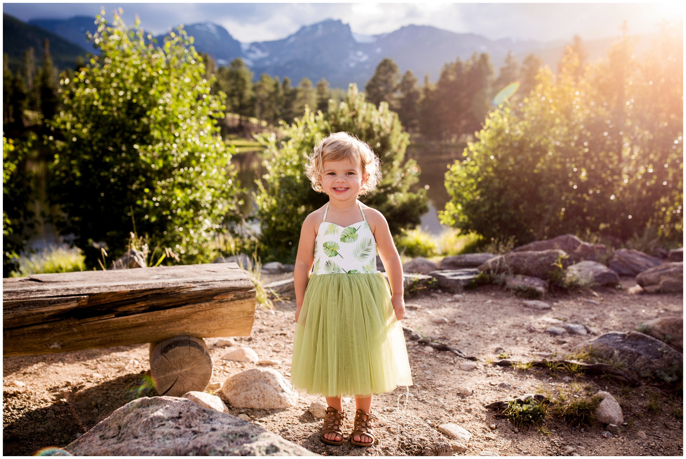 Colorado childrens photography at Sprague Lake Estes Park 
