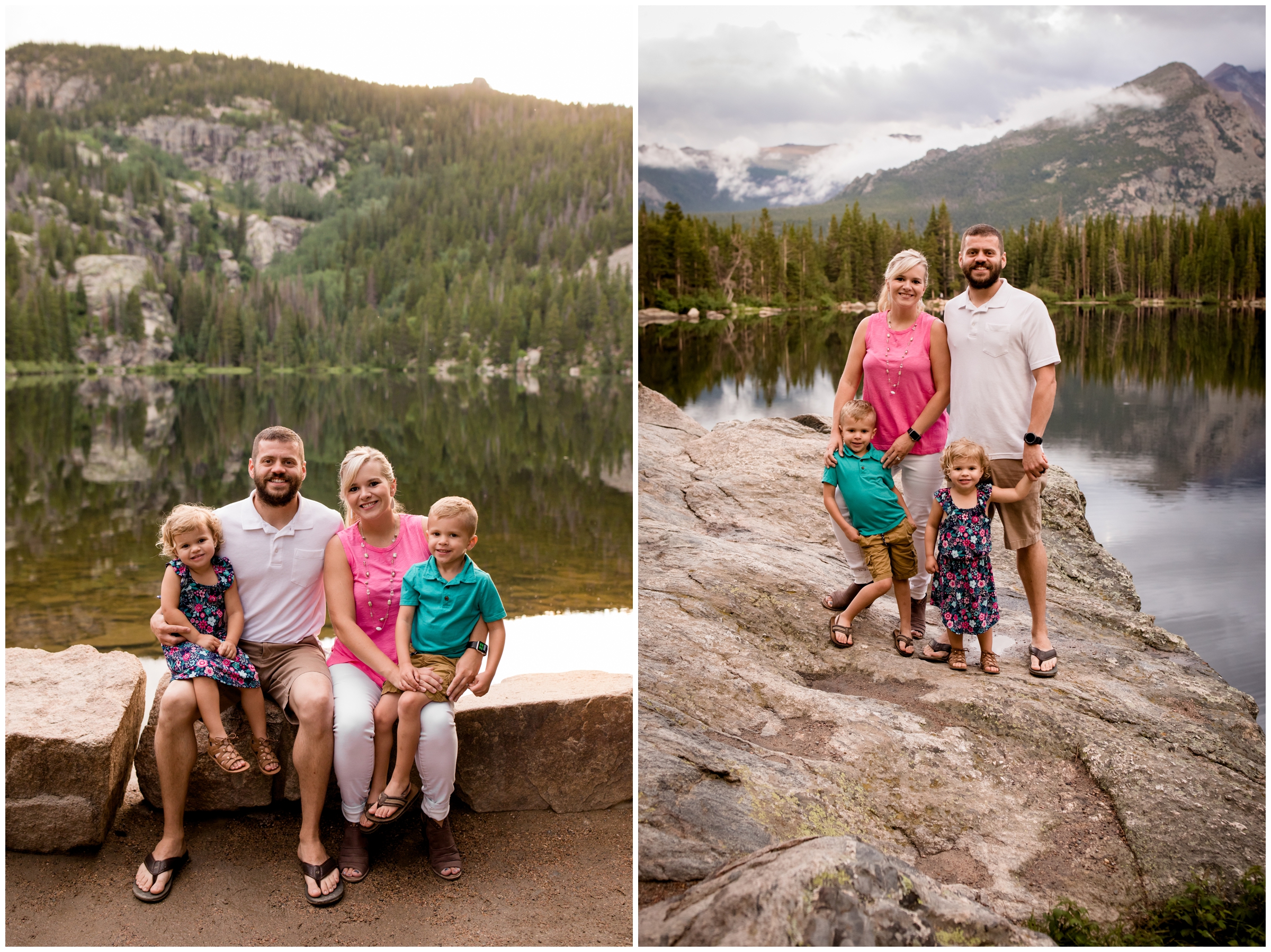 Estes Park family portraits at Bear Lake RMNP by Colorado photographer Plum Pretty Photography