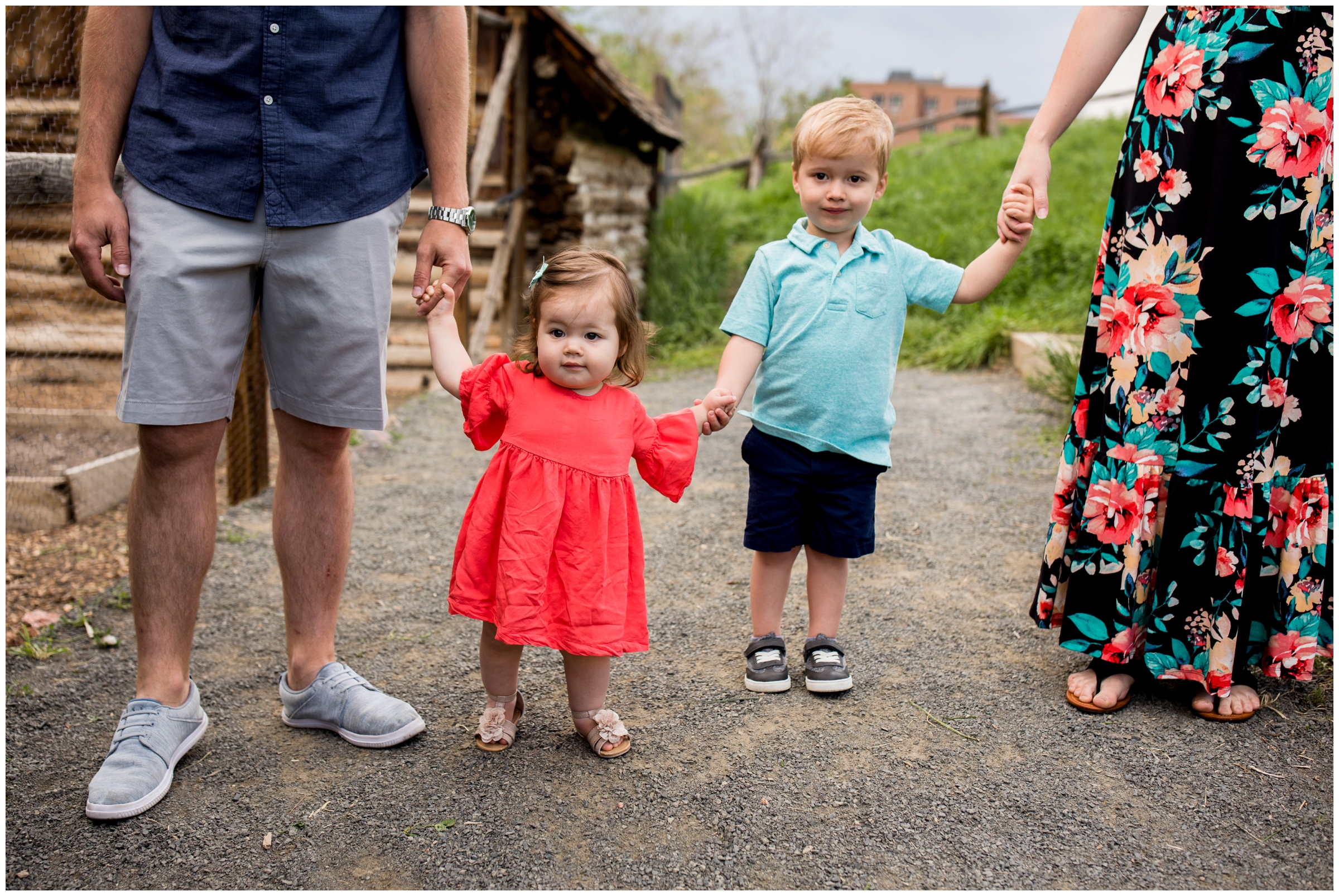 Colorado child photography at rustic history park 